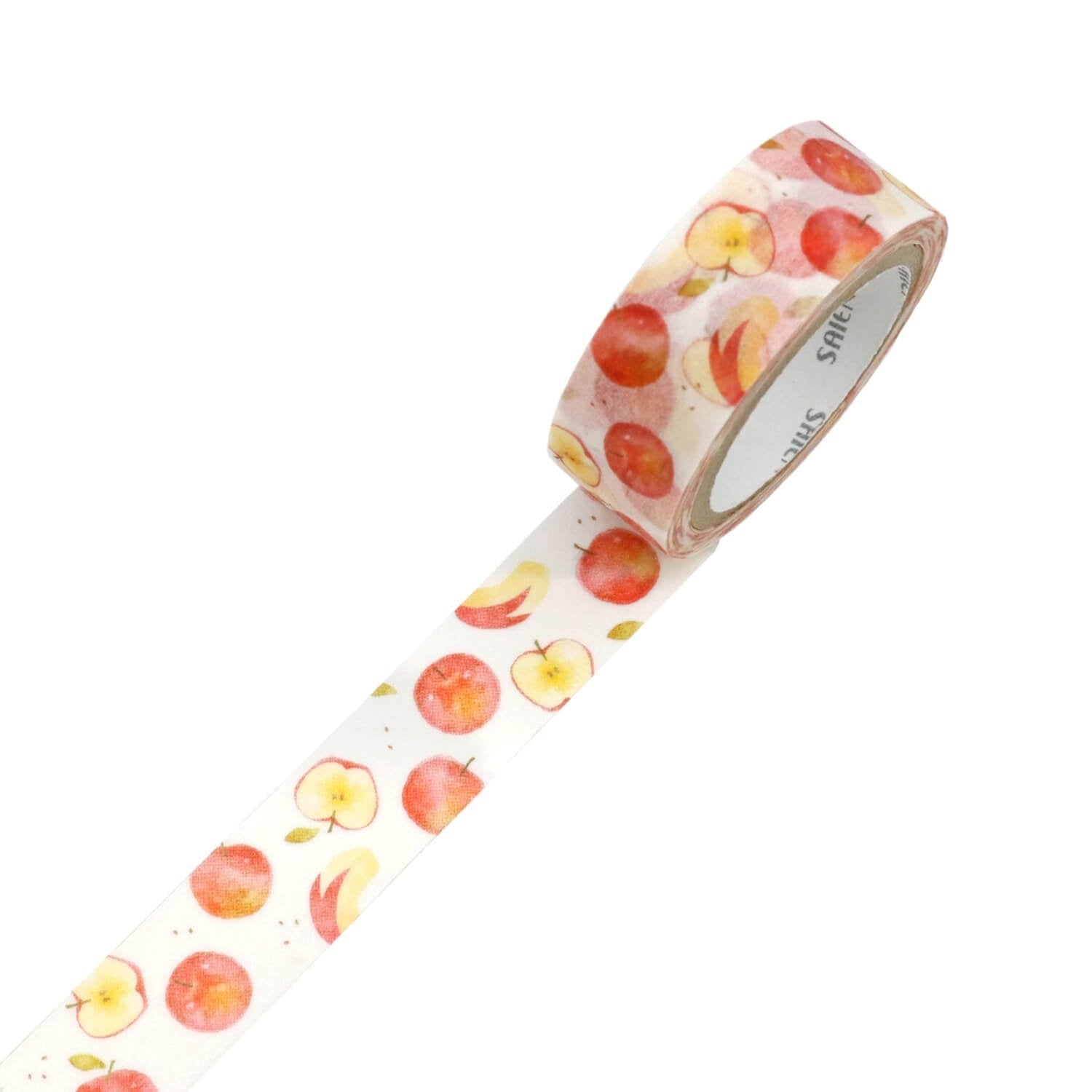 Saien Masking Tape Set – Red Apple (Set of 3)