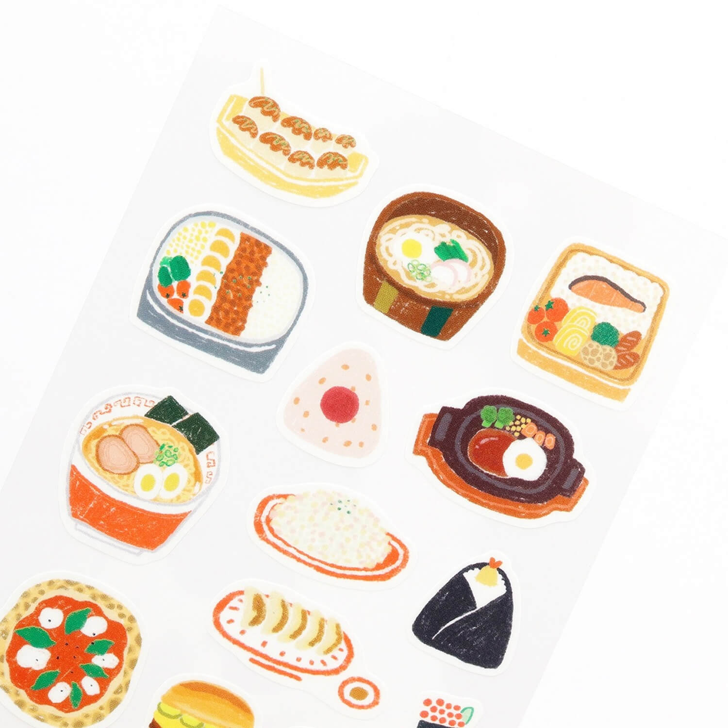 Saien Nice Day Masking Sticker Sheet - Lunch Time