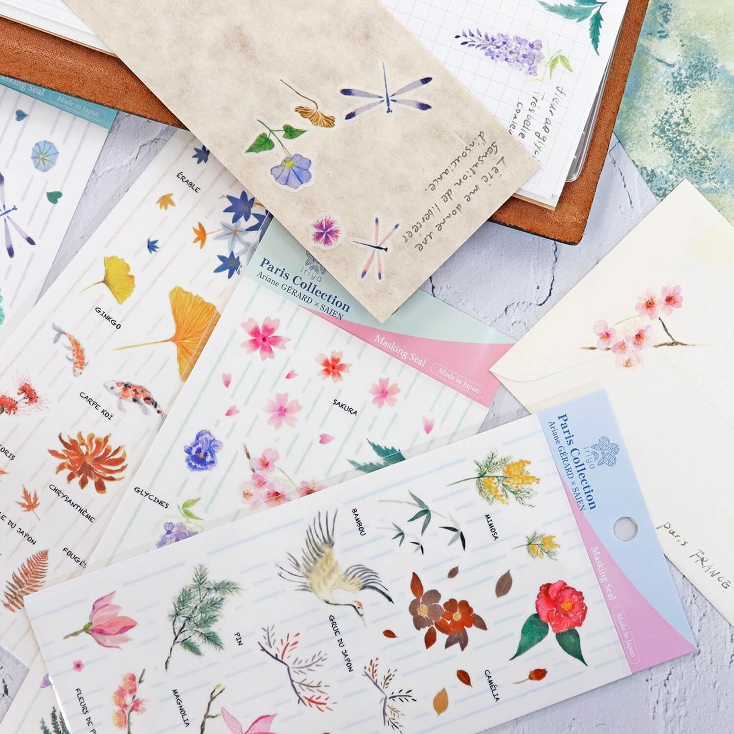 Saien Paris Collection Autumn Sticker Sheet