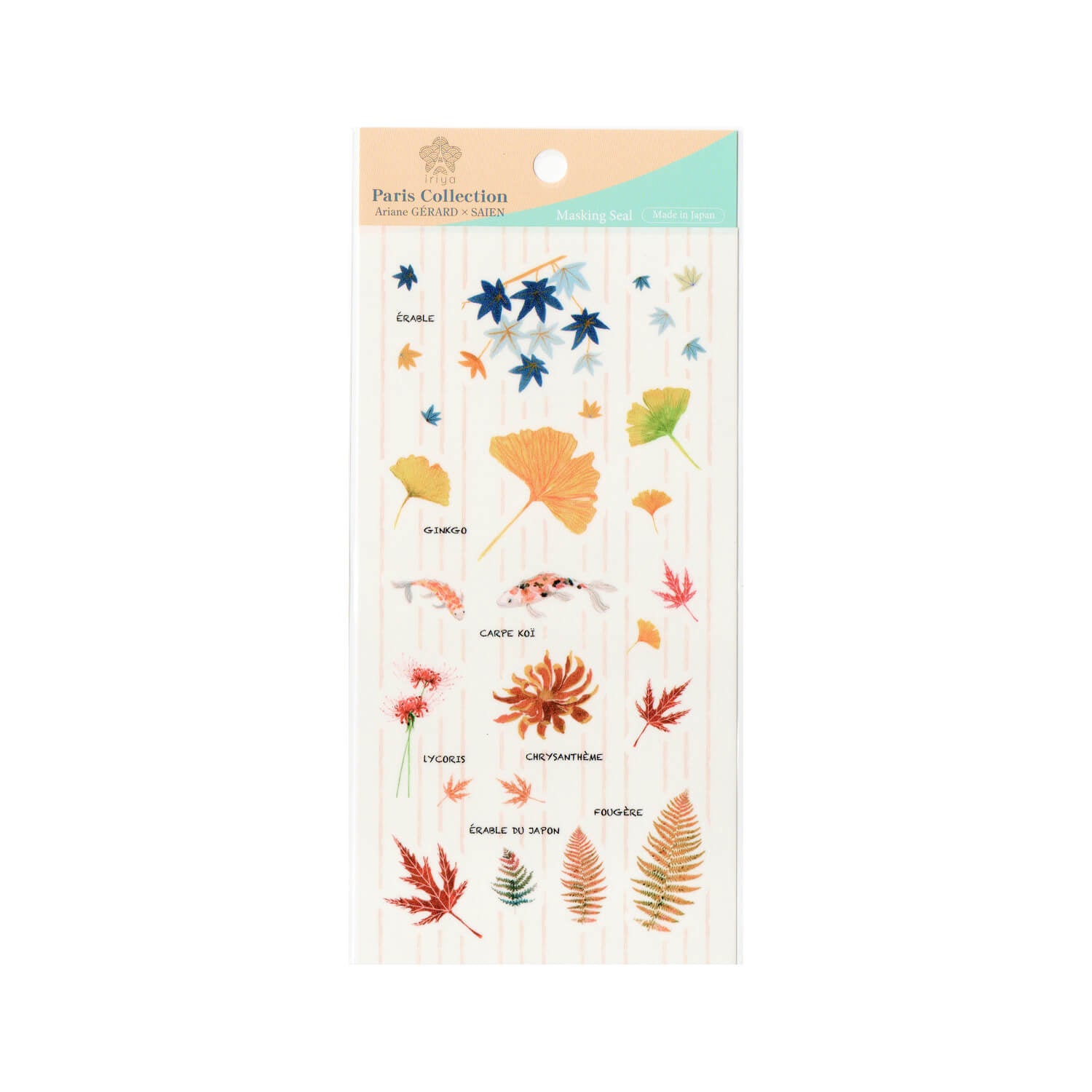 Saien Paris Collection Autumn Sticker Sheet