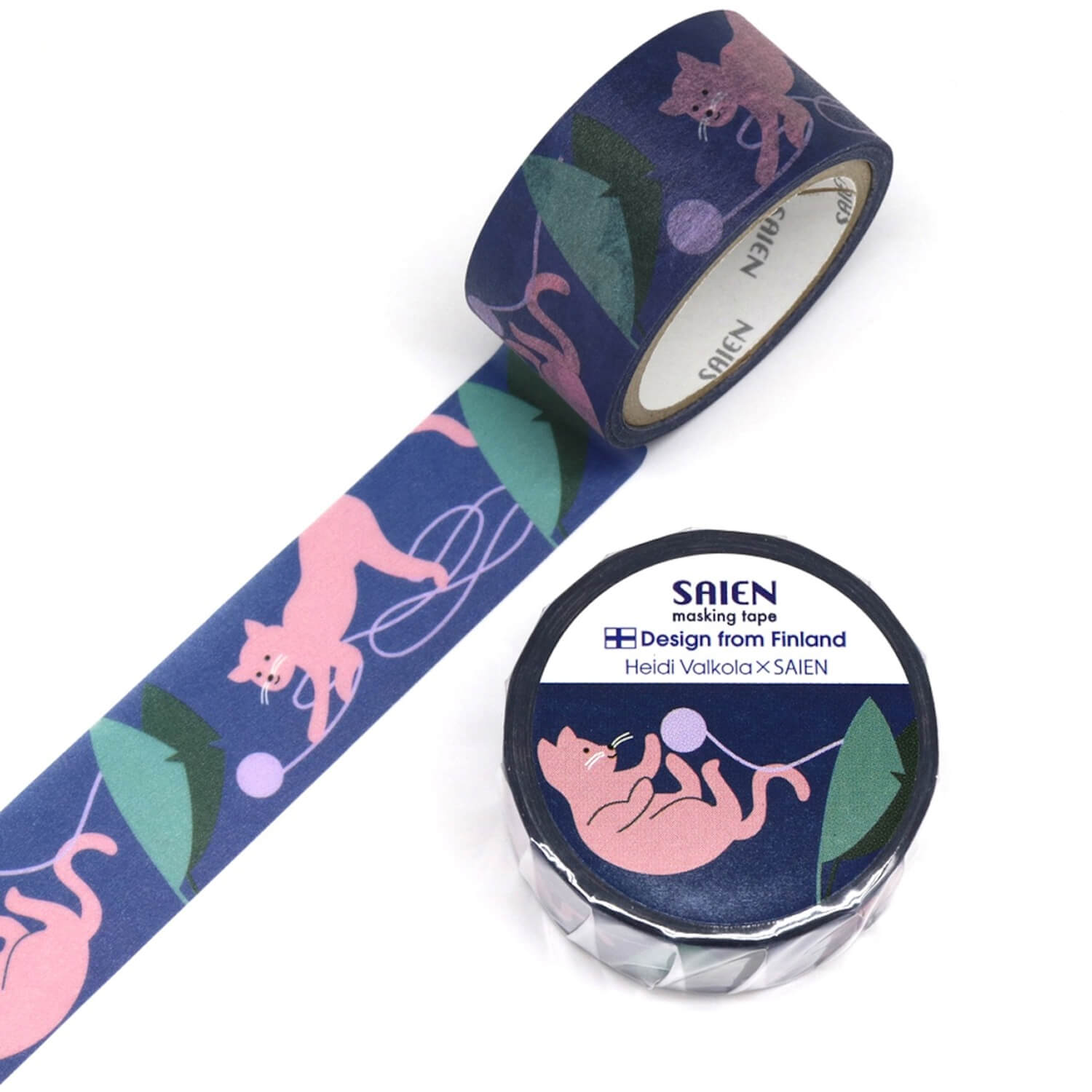 Saien x Heidi Masking Tape – Cats