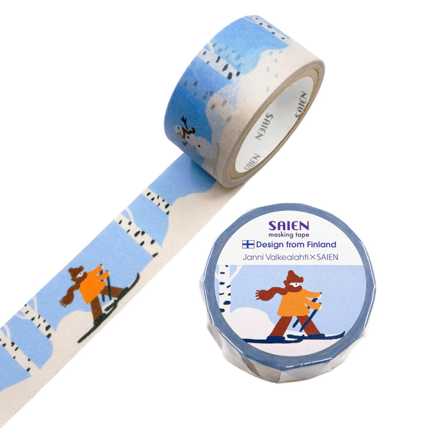 Saien × Janni Valkealahti Masking Tape - Ski