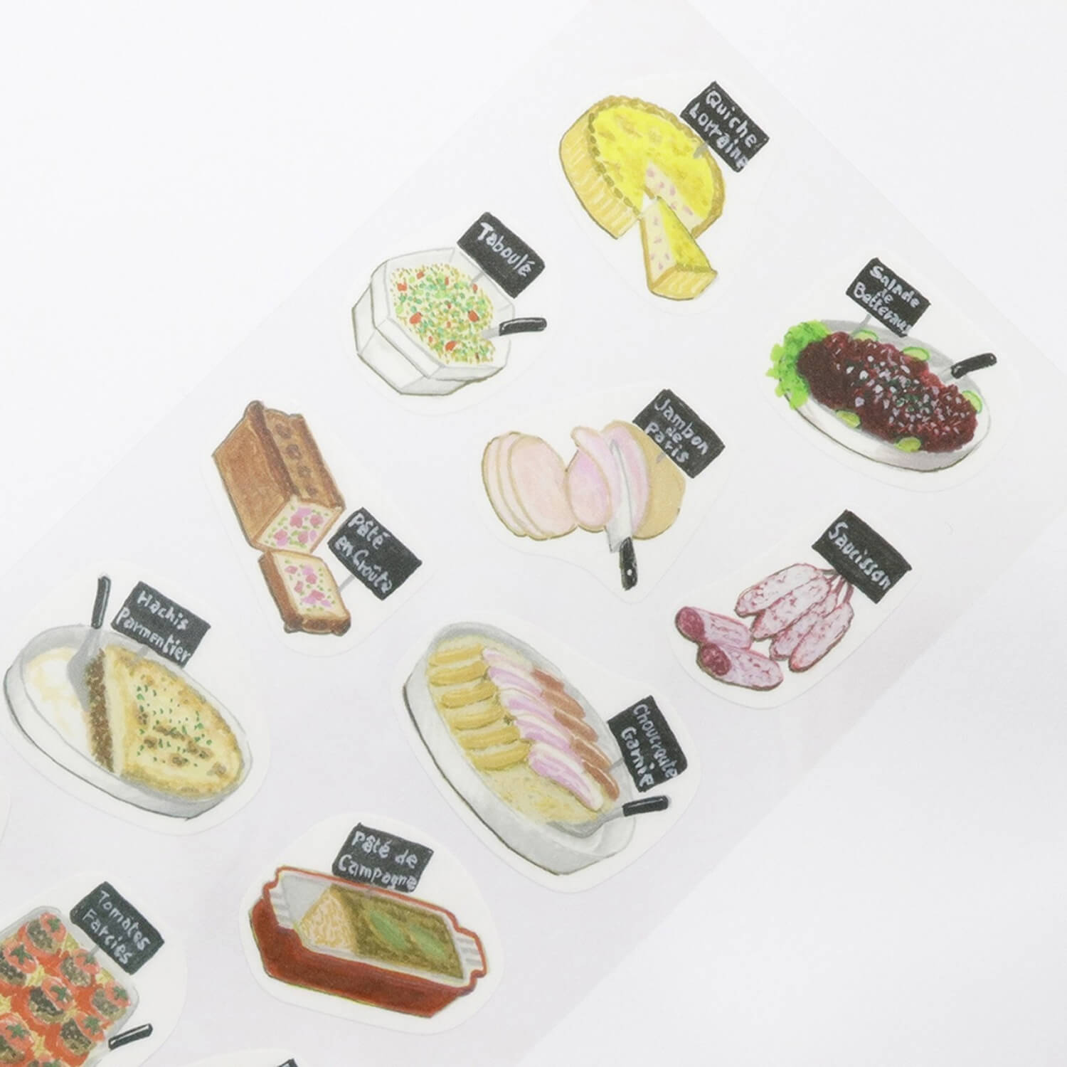 Saien x Kimiko Iguchi Masking Sticker Sheet - Deli