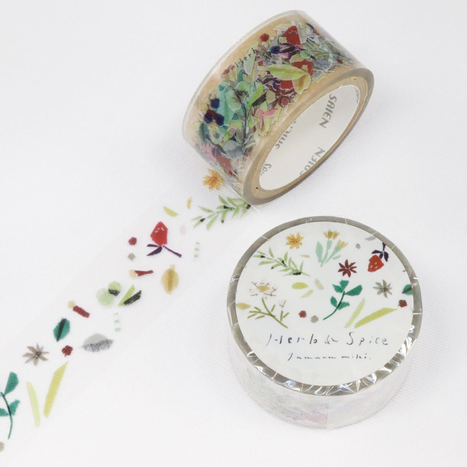 Saien x Miki Tamura Clear Tape - Herb & Spice