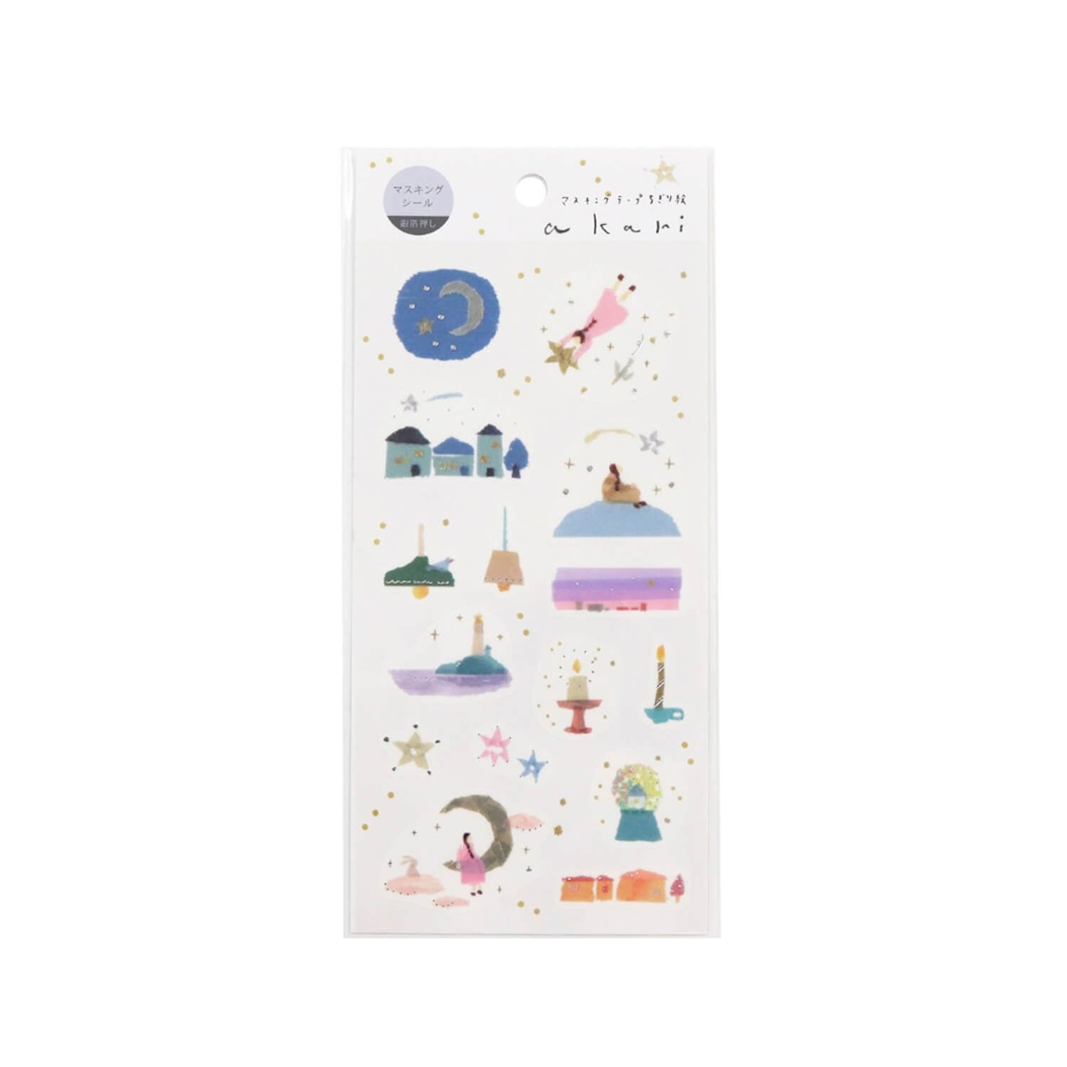 Saien x Miki Tamura Masking Sticker Sheet - Akari