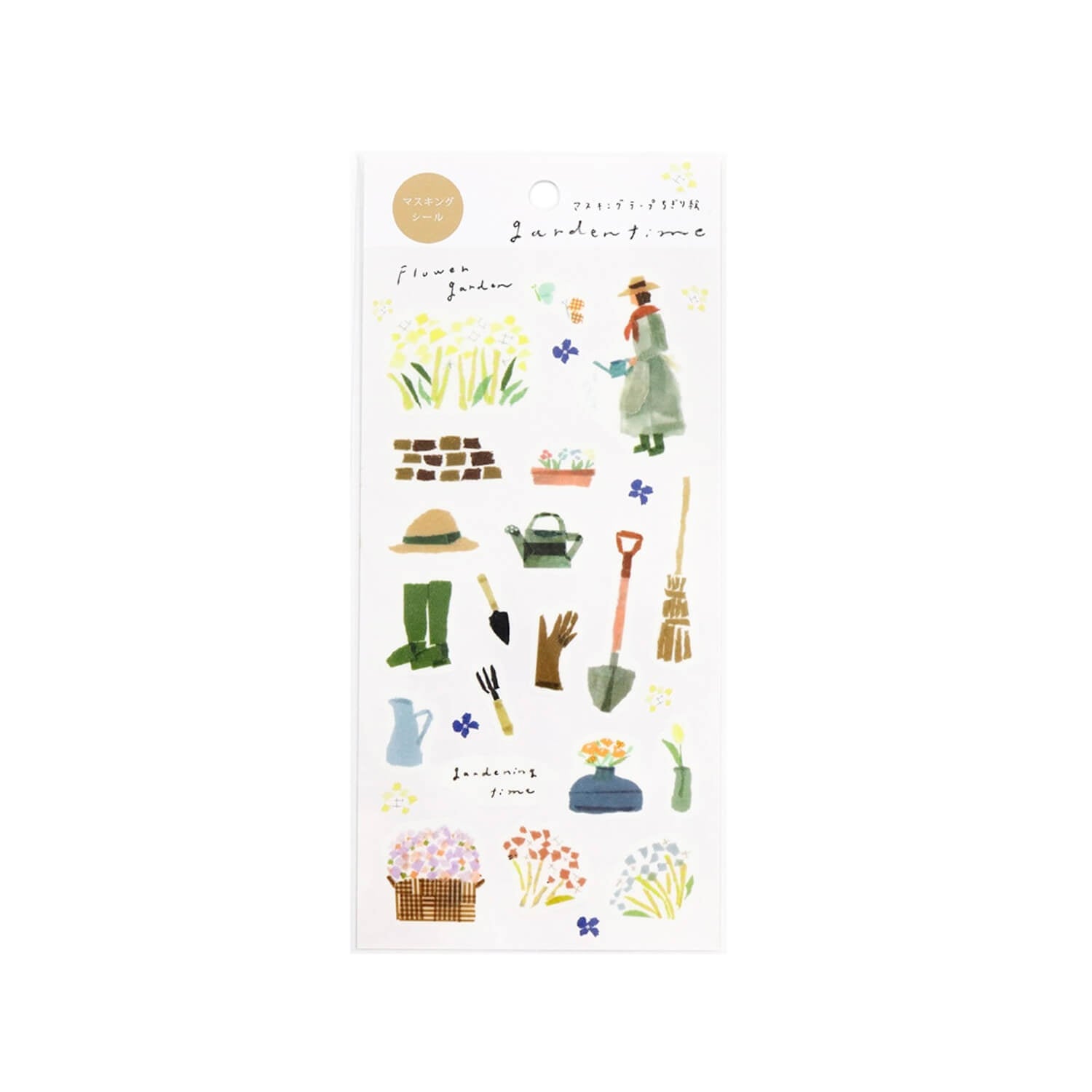 Saien x Miki Tamura Masking Sticker Sheet - Gardentime