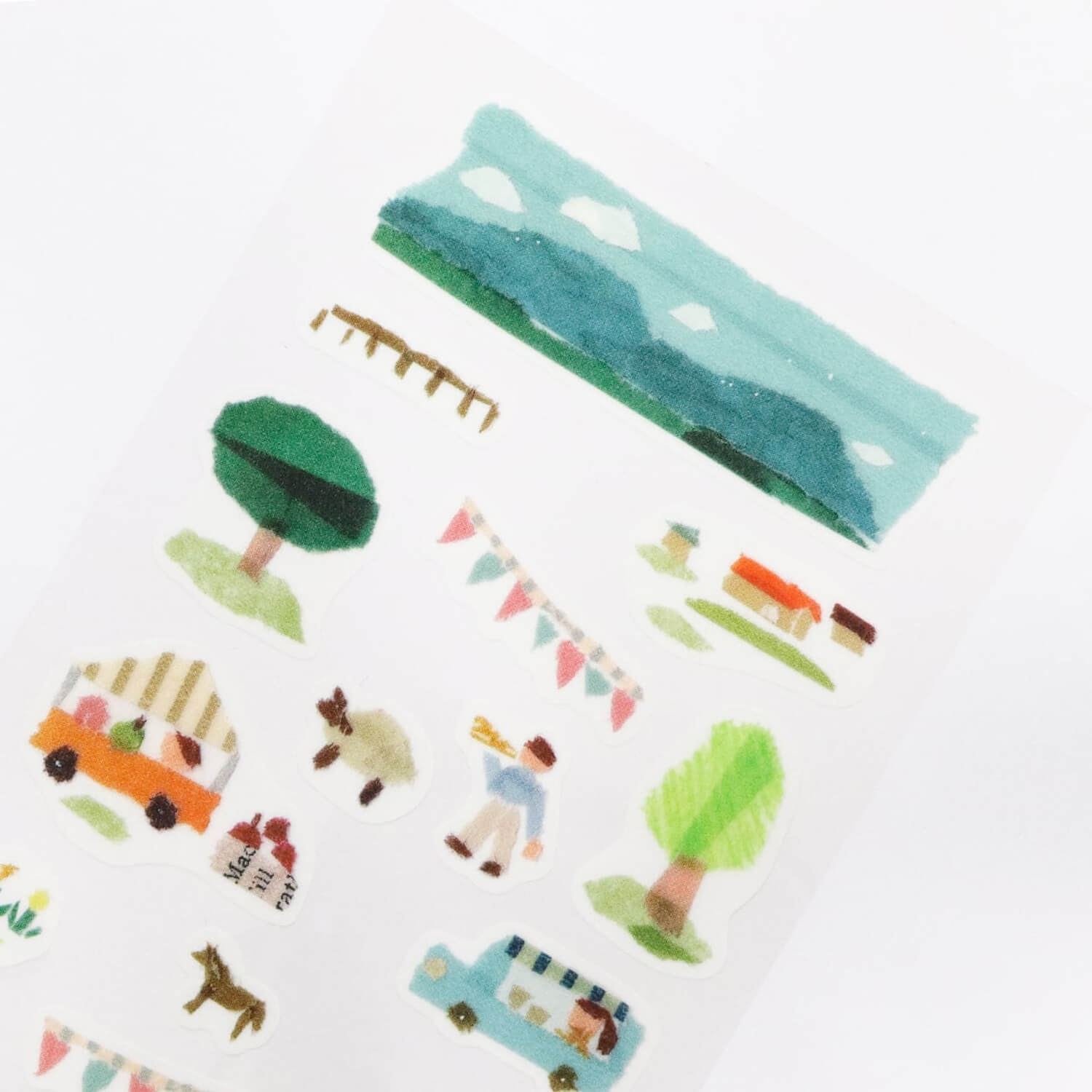 Saien x Miki Tamura Masking Sticker Sheet - Marche