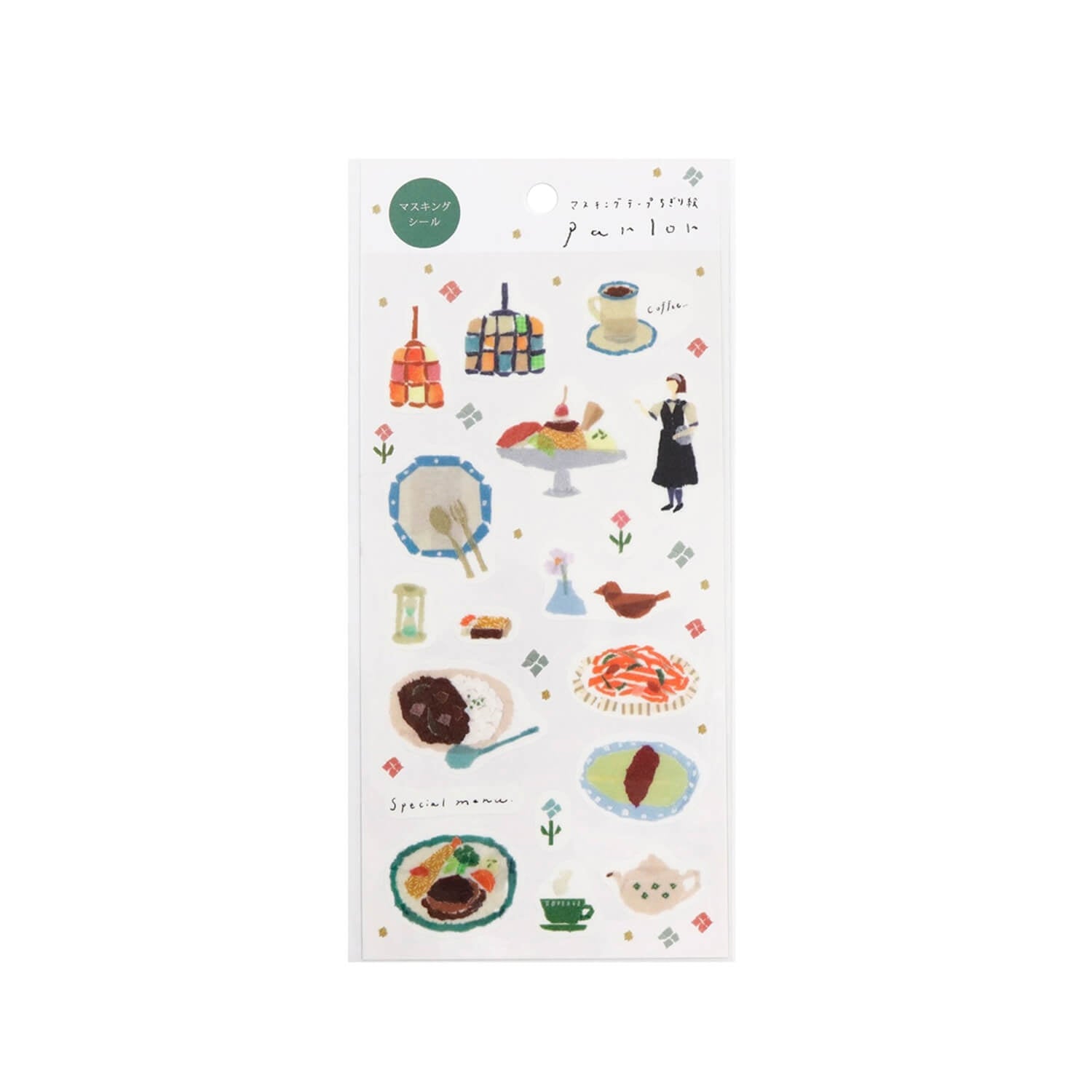 Saien x Miki Tamura Masking Sticker Sheet - Parlor
