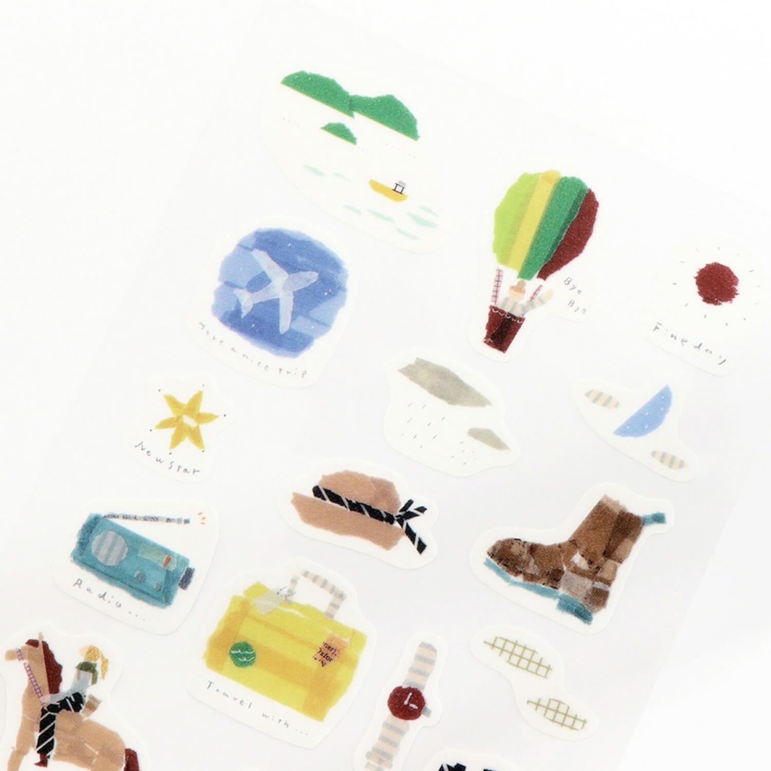 Saien x Miki Tamura Masking Sticker Sheet - Trip