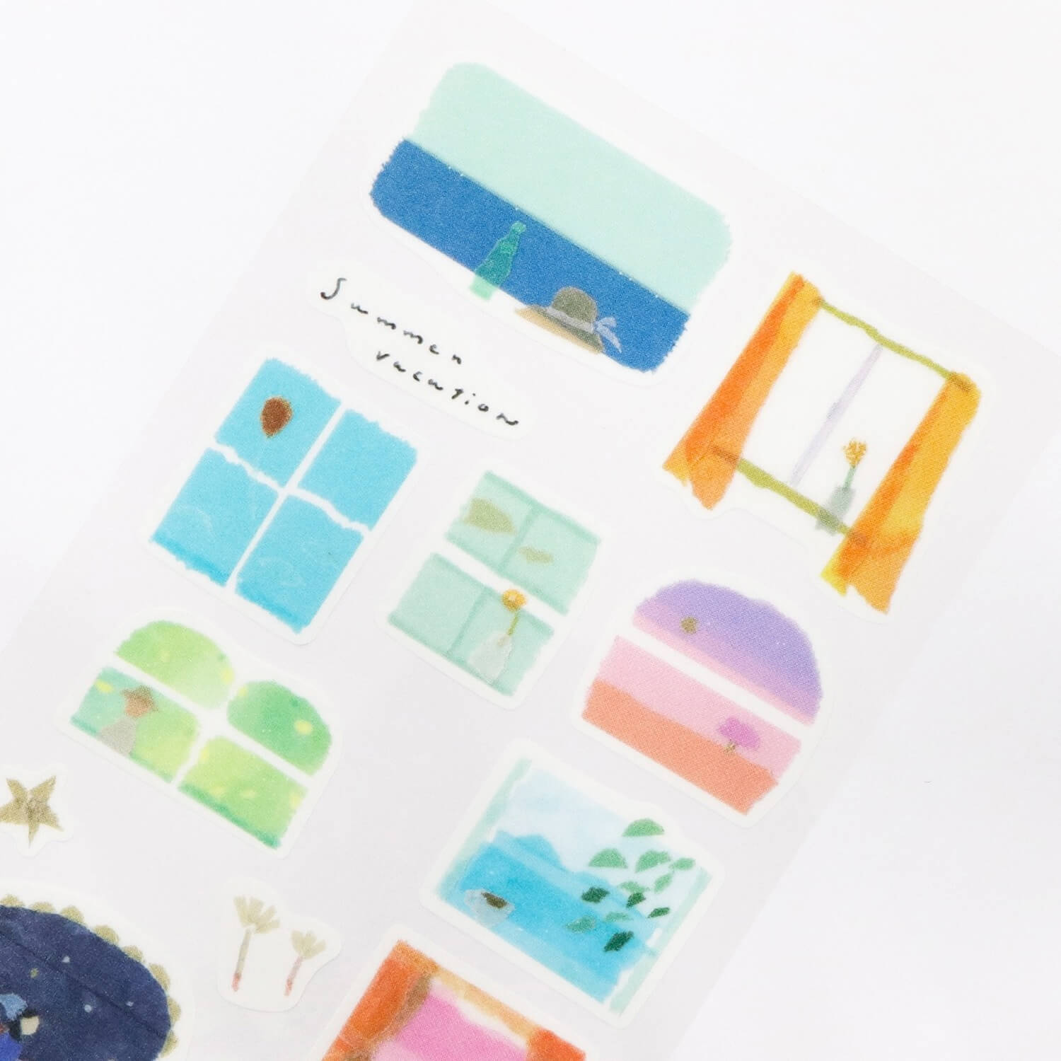 Saien x Miki Tamura Masking Sticker Sheet - Windows