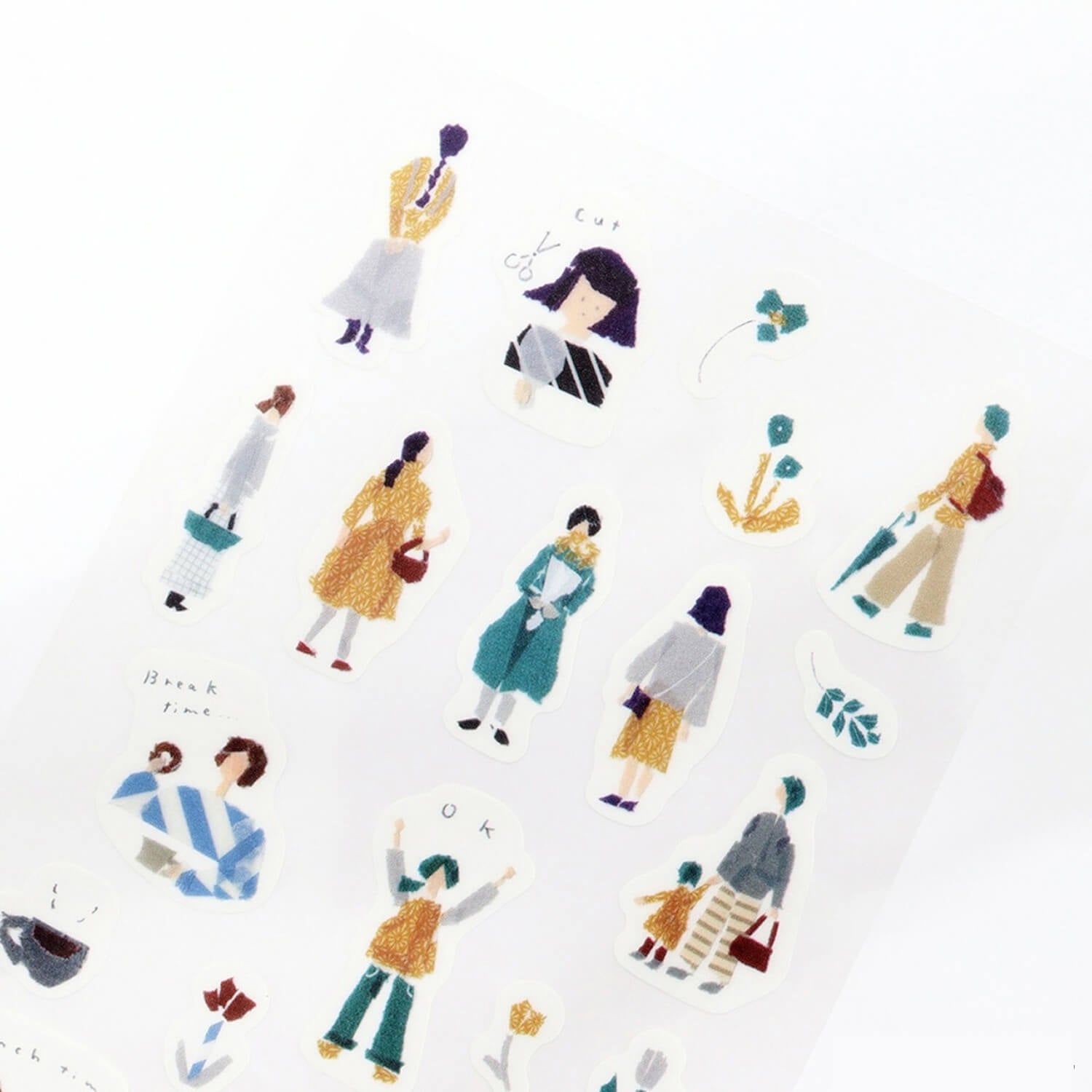 Saien × Miki Tamura Masking Sticker Sheet – People