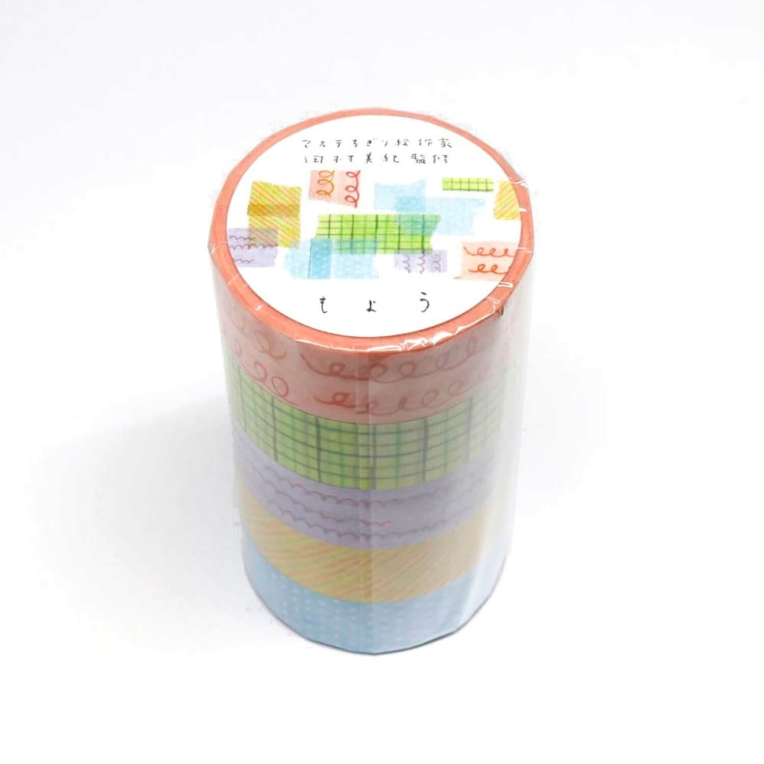Saien x Miki Tamura Masking Tape Set – Moyou (5 Colors)
