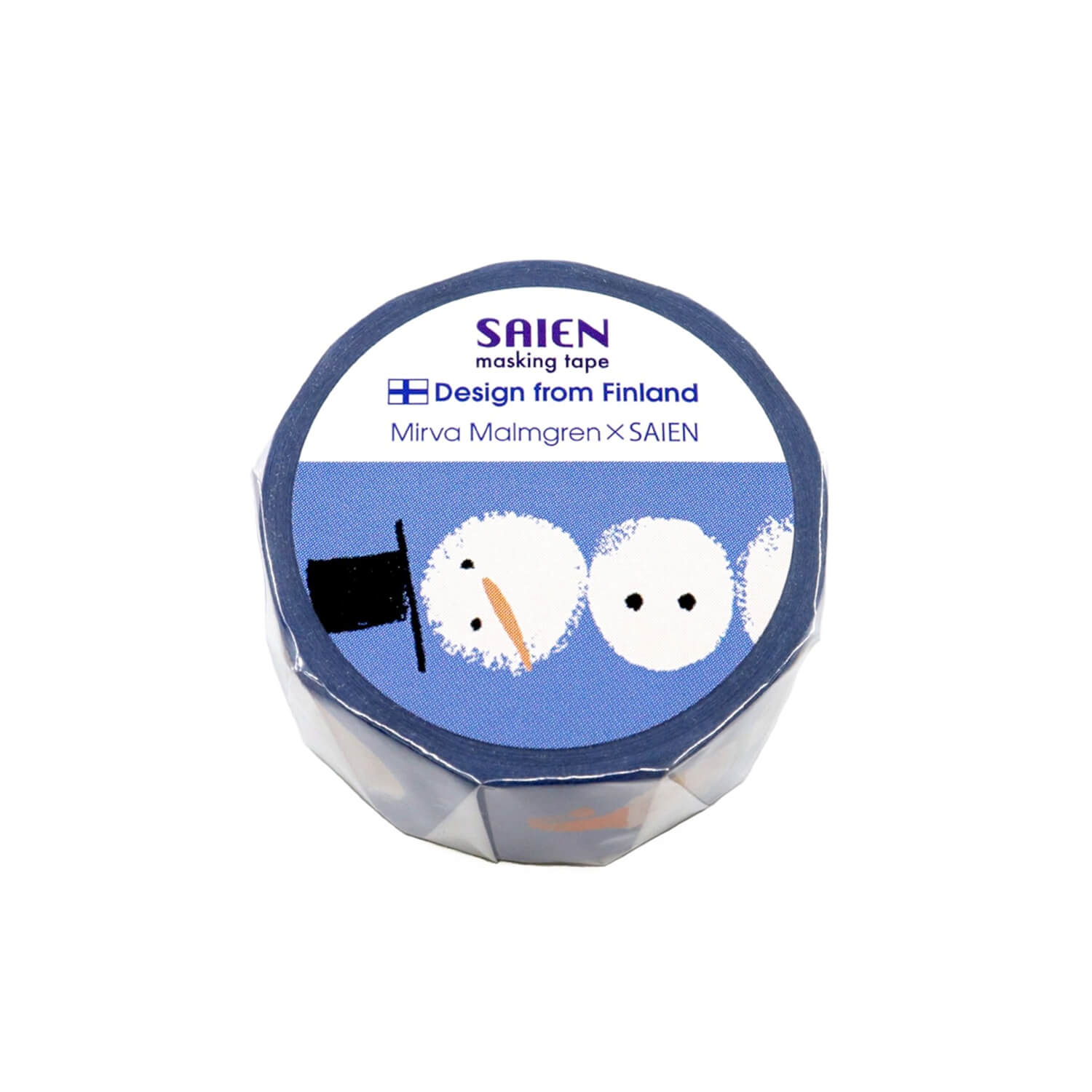 Saien × Mirva Malmgren Masking Tape - Snowman