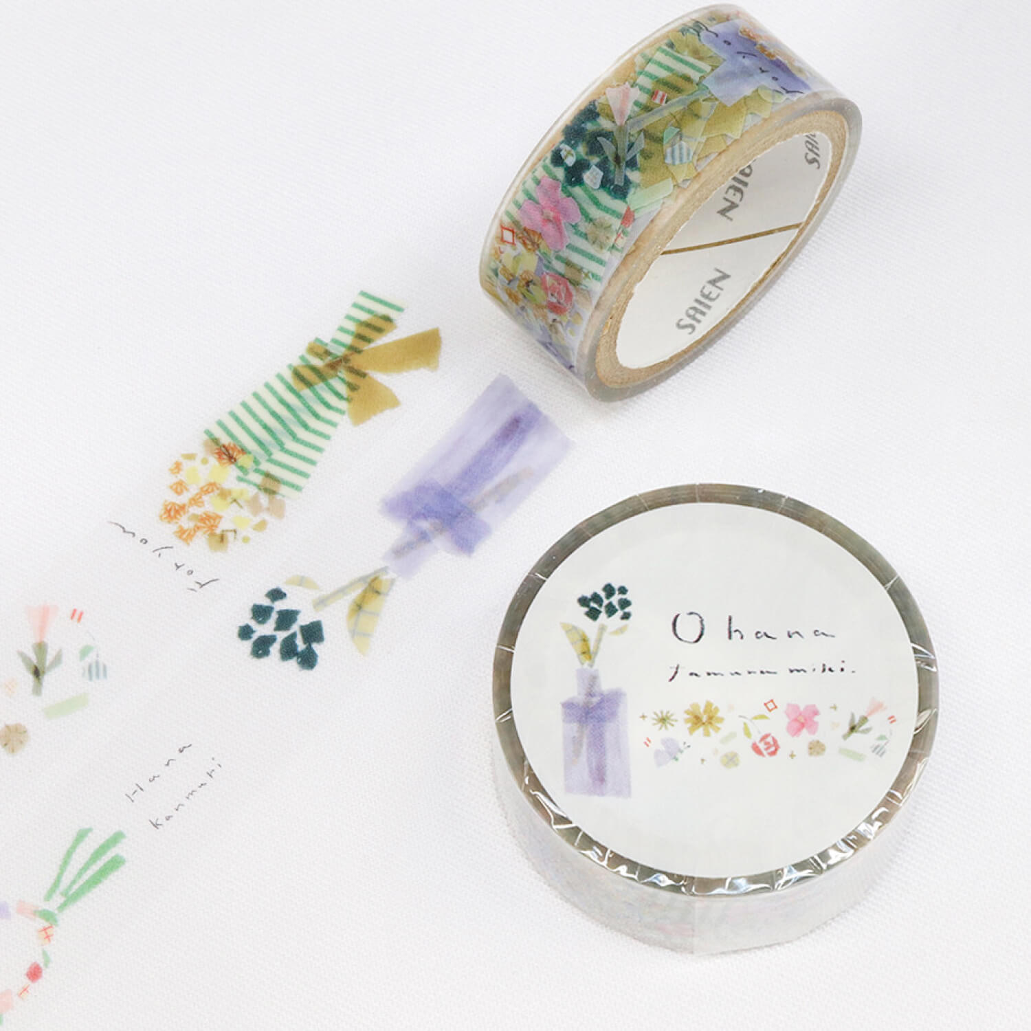Saien x Tamura Miki Clear Tape - Ohana