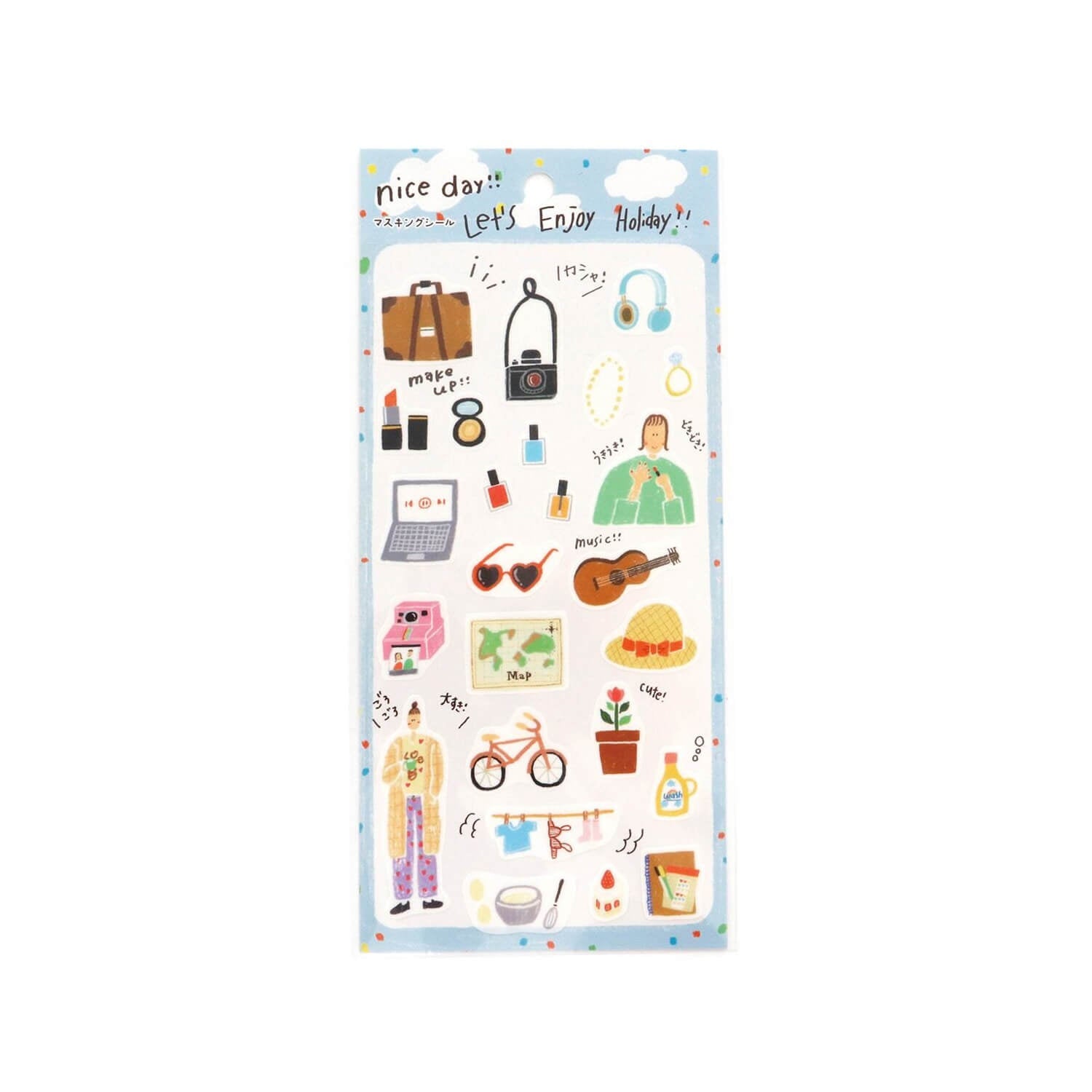 Saien x Tomatomayu Masking Sticker Sheet - Holiday