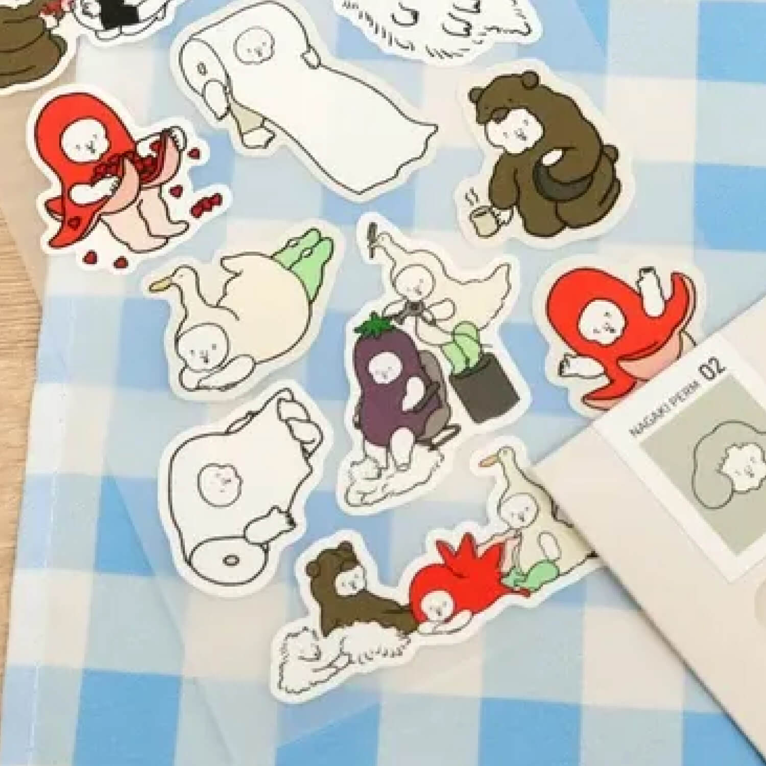 Sanby × Nagaki Perm Washable Sticker Sheet – Life in a Headdress