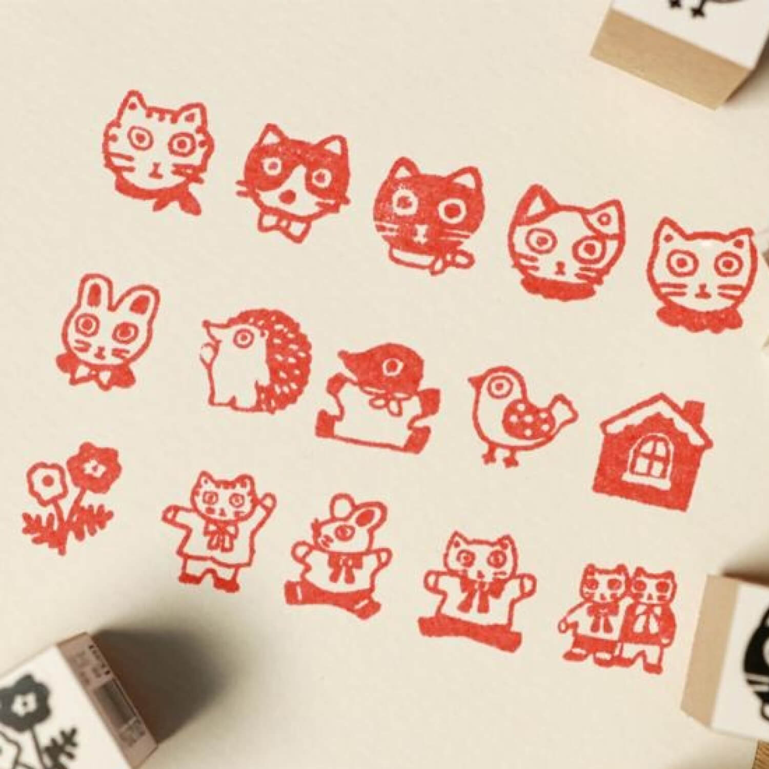 Sanby × Yumi Kitagishi Chibi Stamp – 13 Jump Rabbit