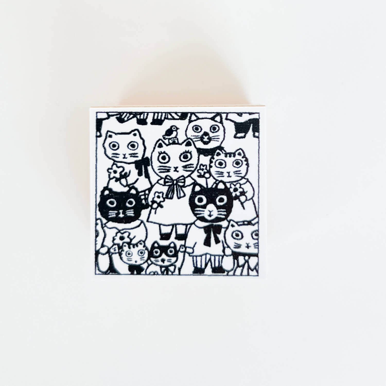 Sanby × Yumi Kitagishi Gyugyu Stamp – Cats