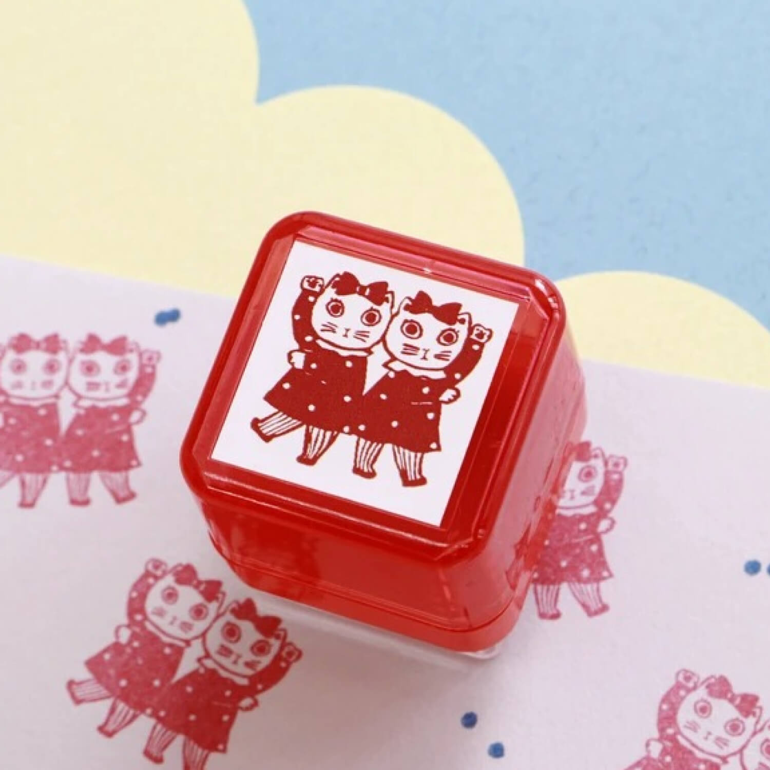 Sanby × Yumi Kitagishi Pre-Ink Stamp – Duo