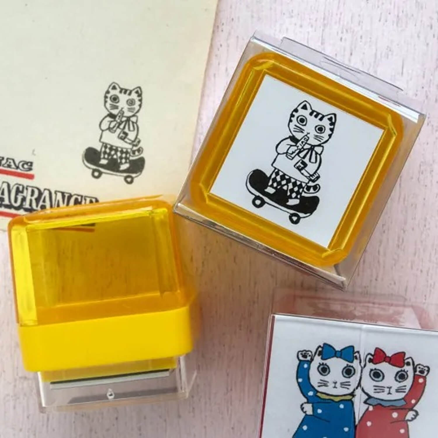Sanby × Yumi Kitagishi Pre-Ink Stamp – Going Out