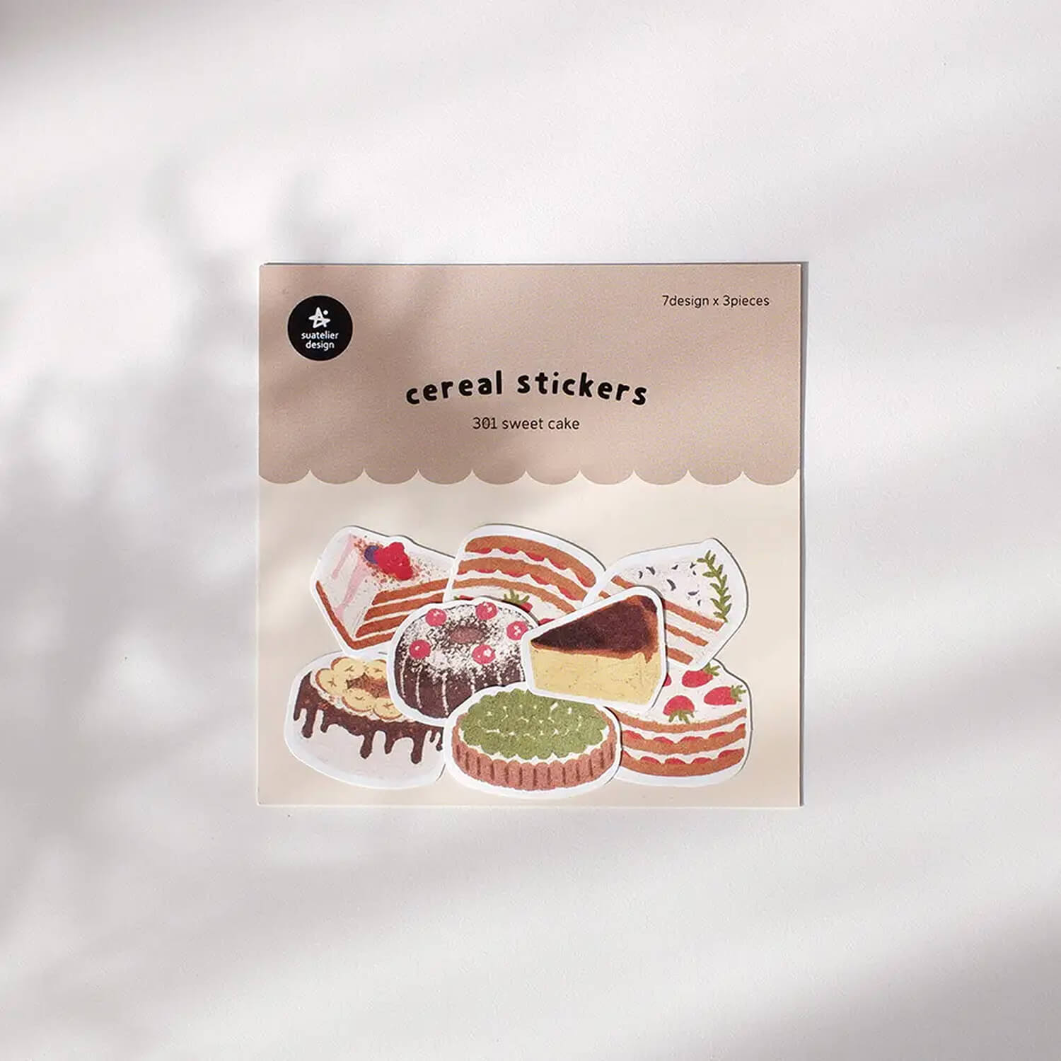 Suatelier Flake Sticker Pack – Sweet Cake