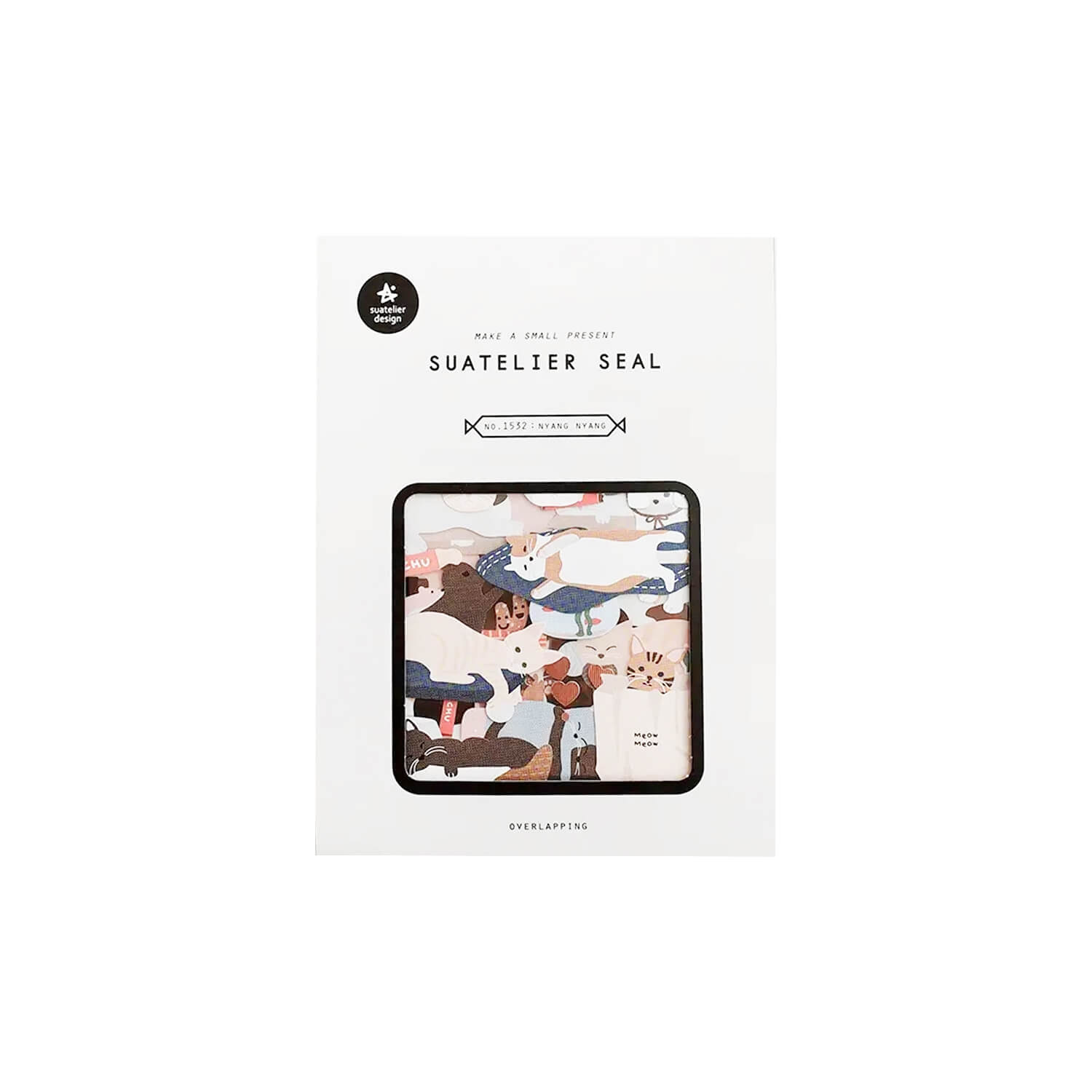 Suatelier Sticker Sheet Pack – Nyang Nyang (4 sheets)