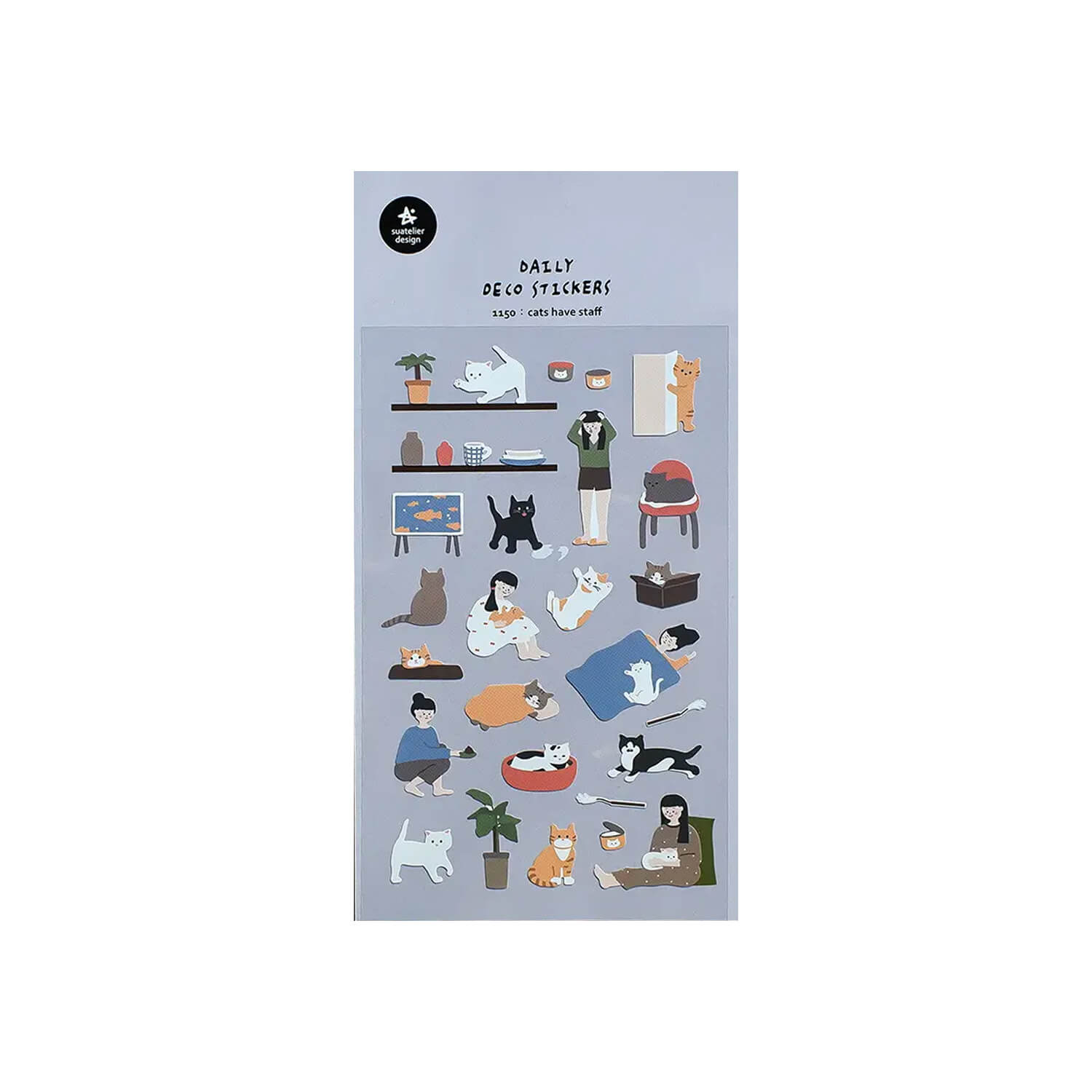 Suatelier Sticker Sheet – Cats Have Staff