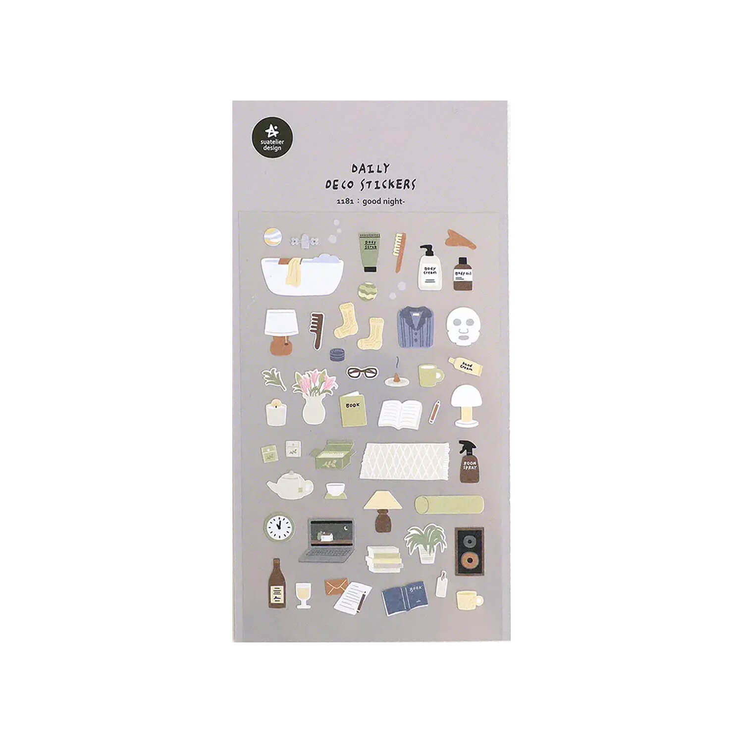 Suatelier Sticker Sheet – Good Night