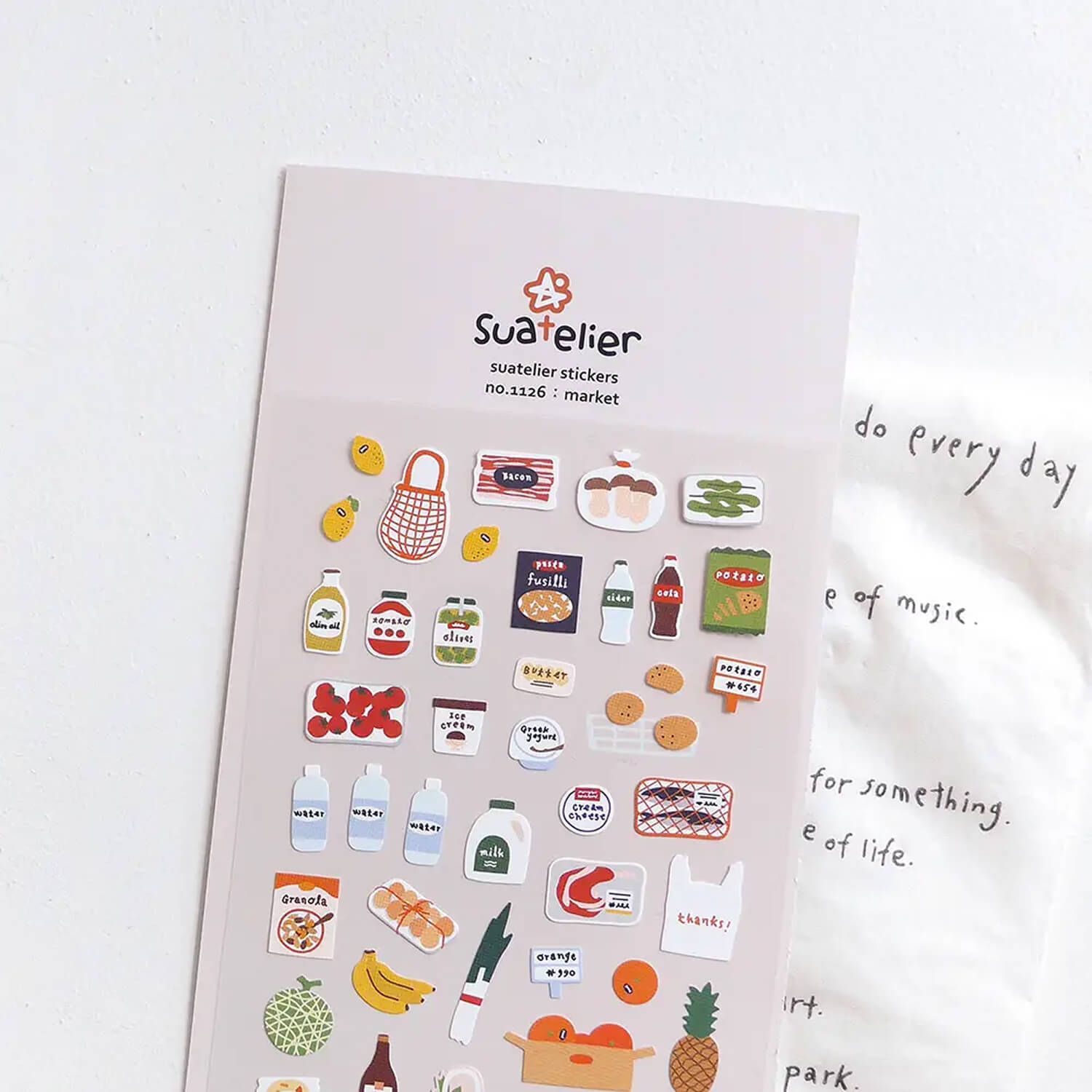 Suatelier Sticker Sheet – Market