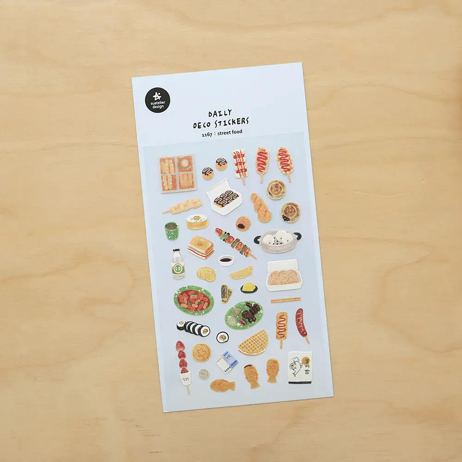 Suatelier Sticker Sheet – Street Food