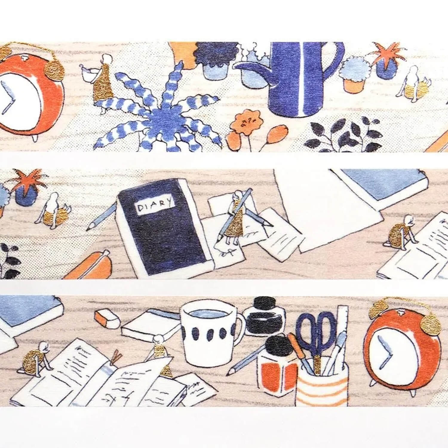 Sayuri Fujimaki Foil Washi Tape – On the Desk