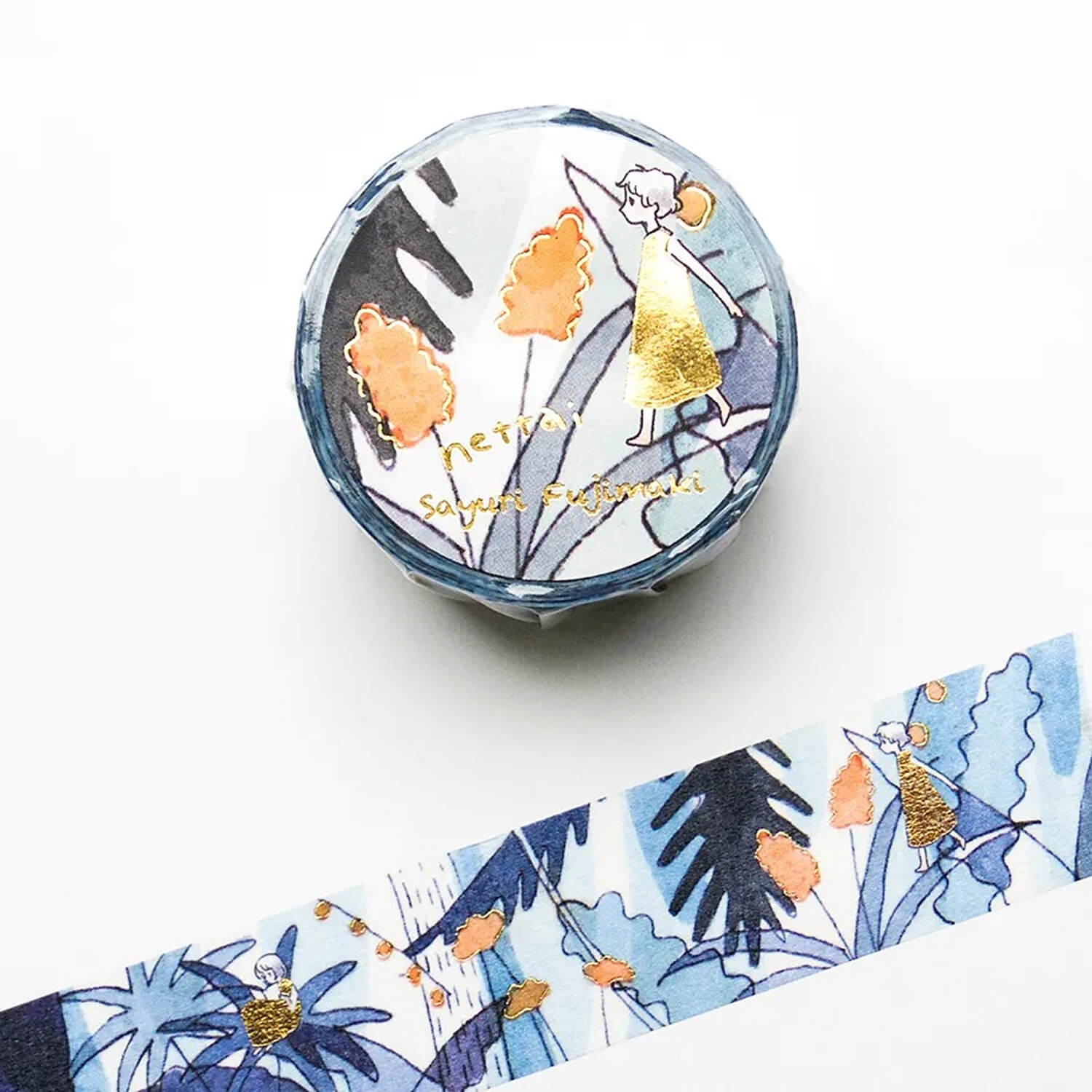 Sayuri Fujimaki Foil Washi Tape – Tropical (Nettai)