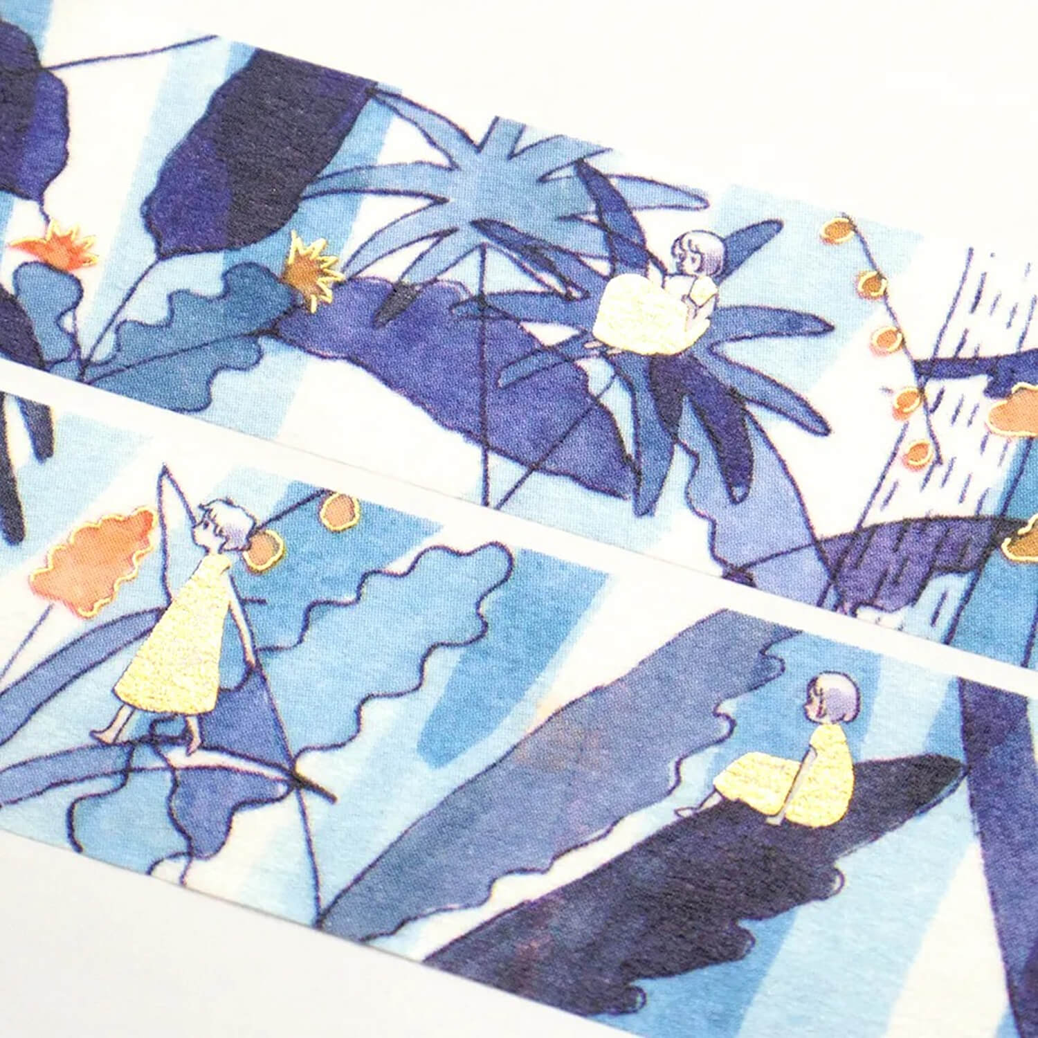 Sayuri Fujimaki Foil Washi Tape – Tropical (Nettai)