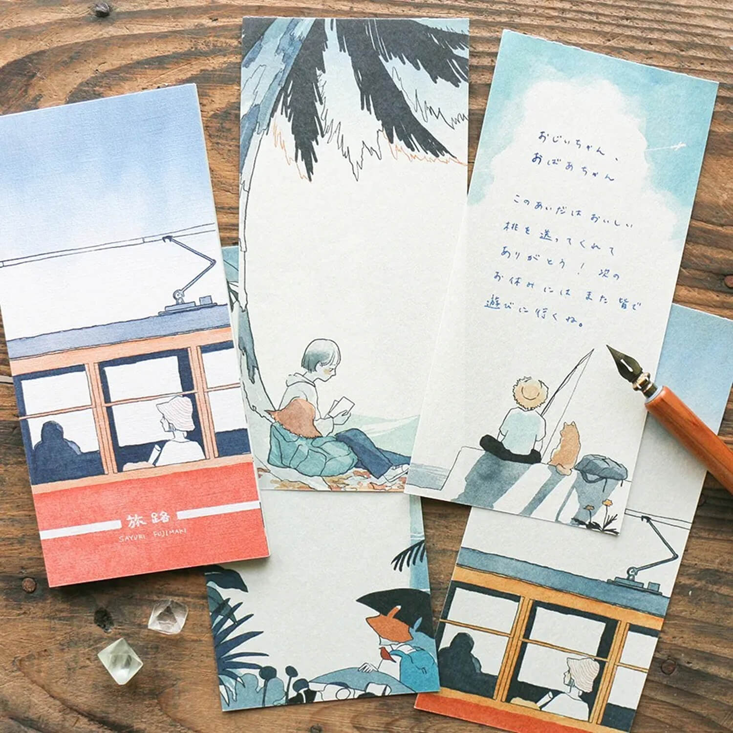 Sayuri Fujimaki Letter Pad – Journey