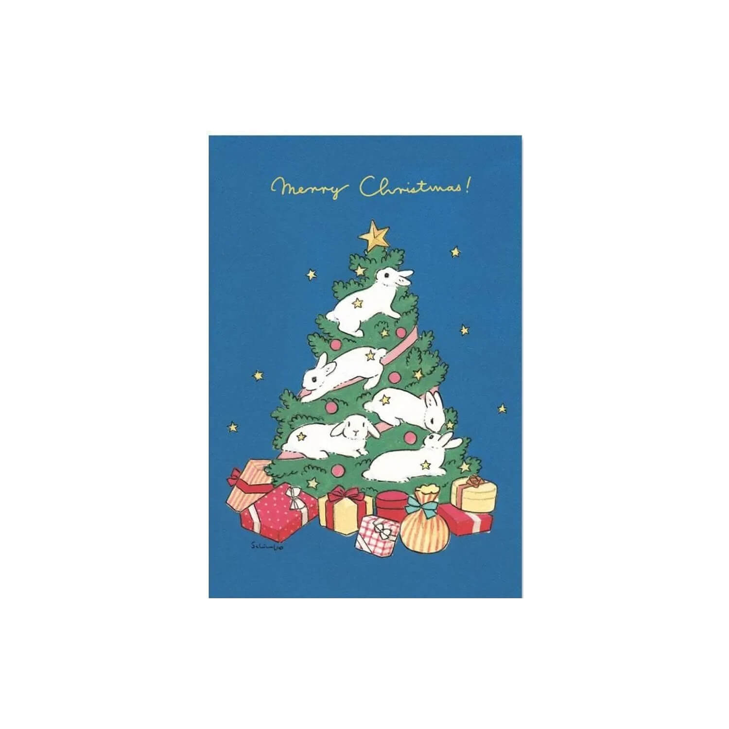 Schinako Moriyama Christmas Postcard – Tree