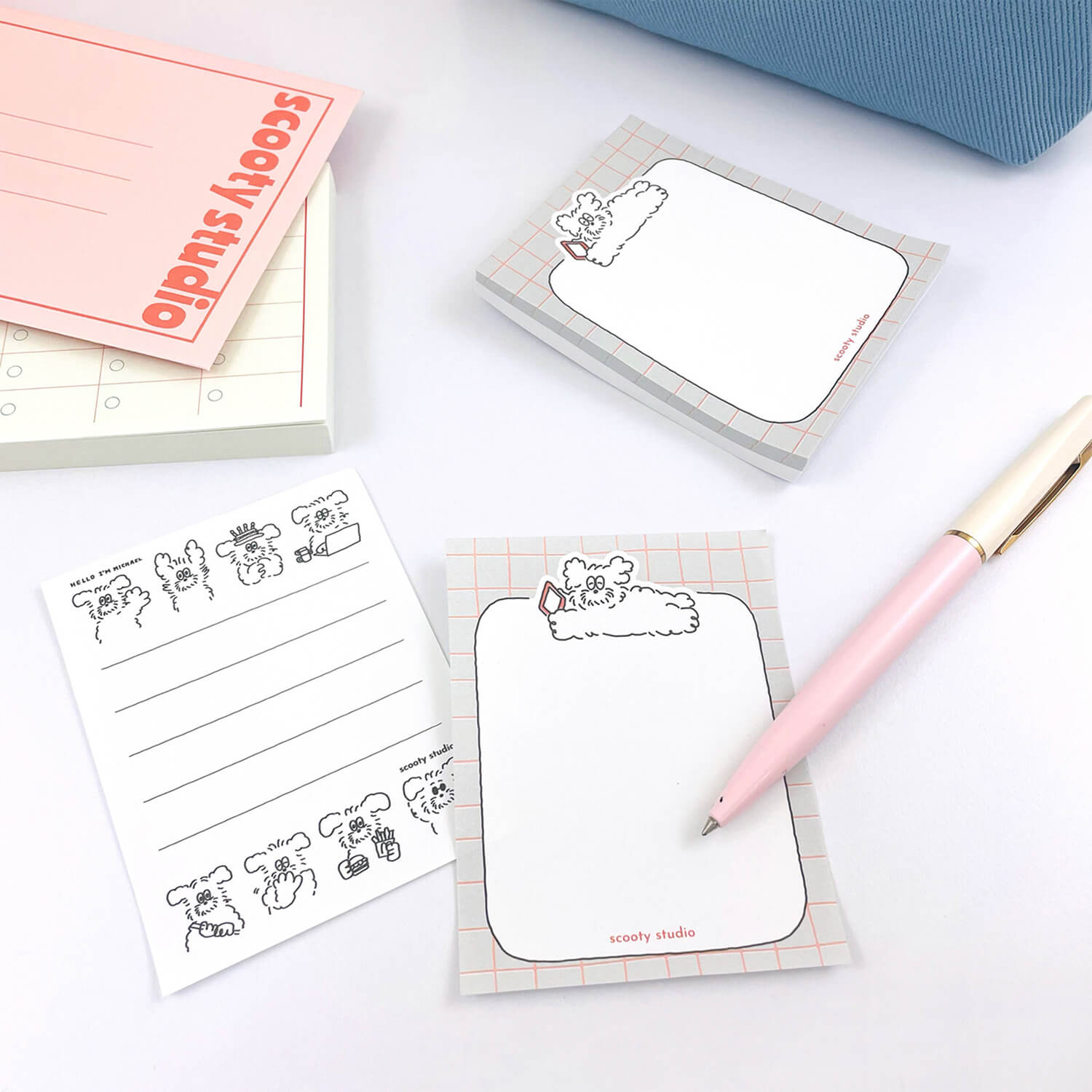 Scooty Studio Memo Pad – Michael