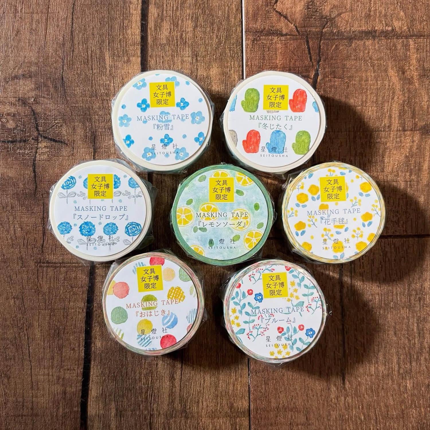 (Bungu Joshi Haku Limited) Seitousha Masking Tape - Powder Snow