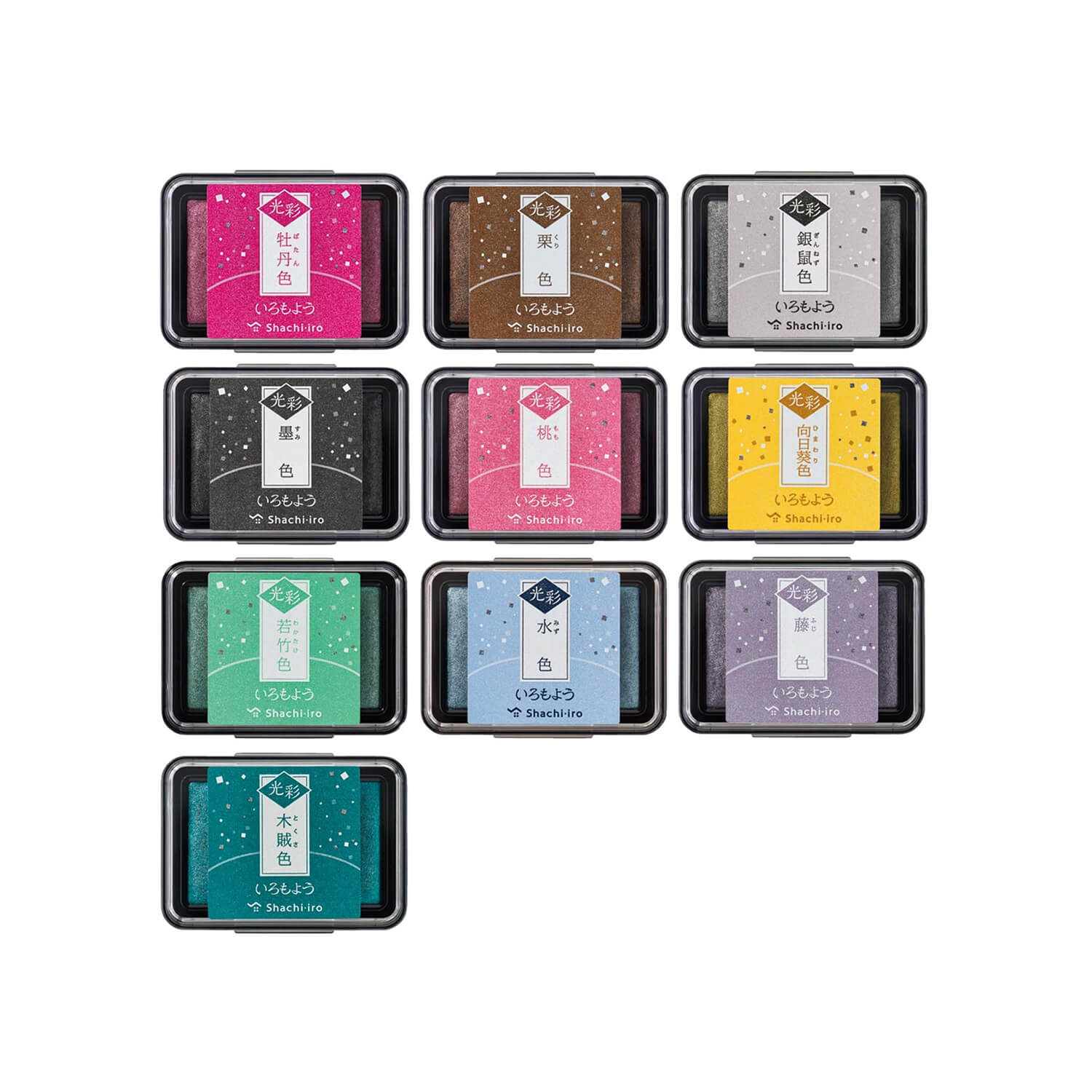 Shachihata Iromoyo Glitter Ink Pad