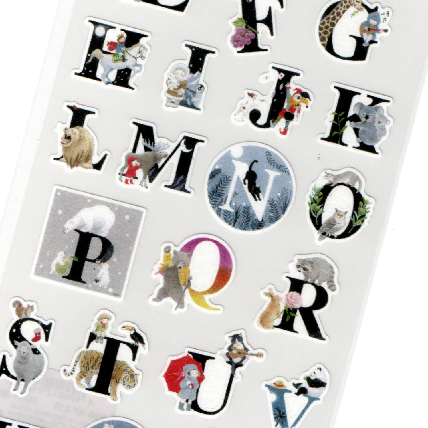 Shintani Tomoko Paper Sticker Sheet – Alphabet