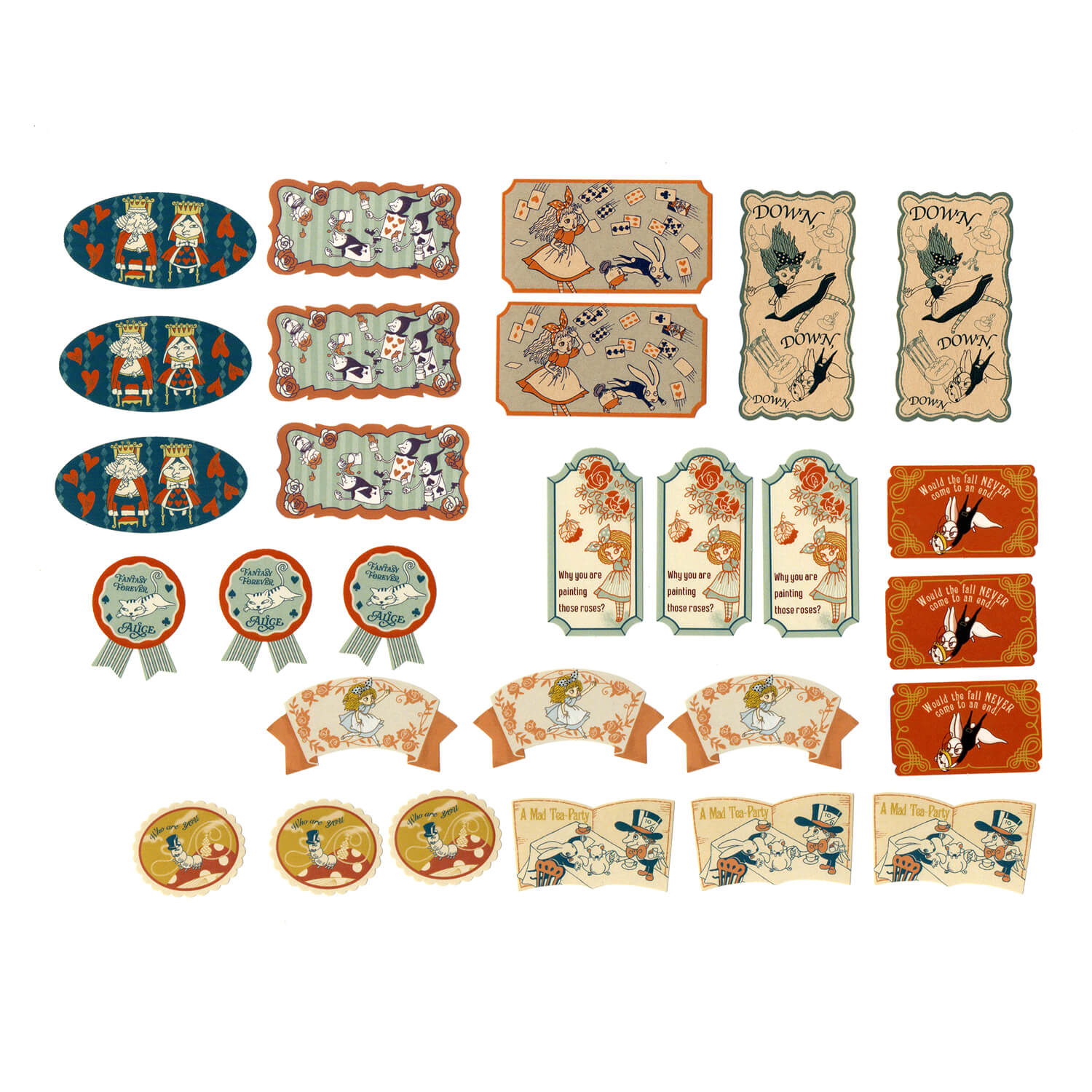 Shinzi Katoh Flake Sticker Tin – Fantasy Forever Alice
