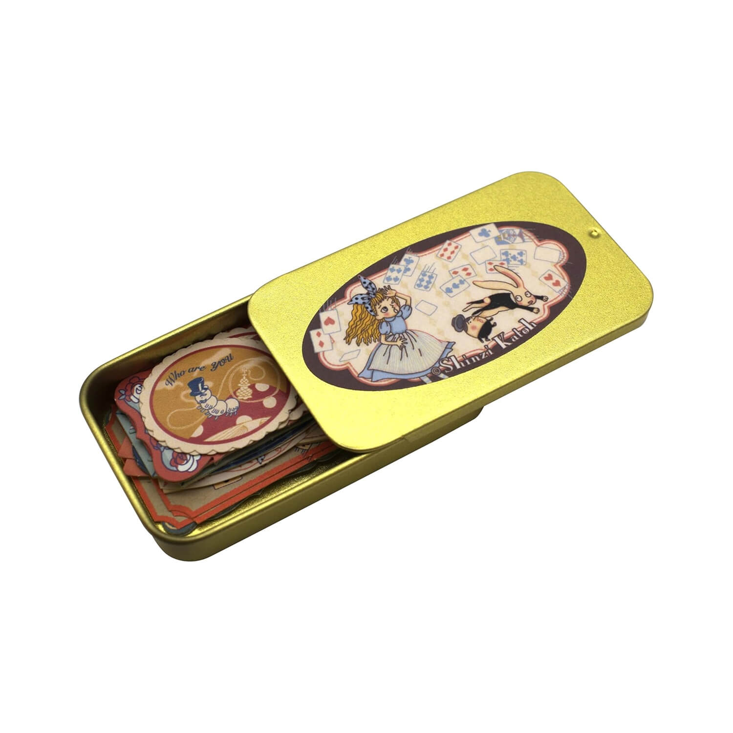 Shinzi Katoh Flake Sticker Tin – Fantasy Forever Alice