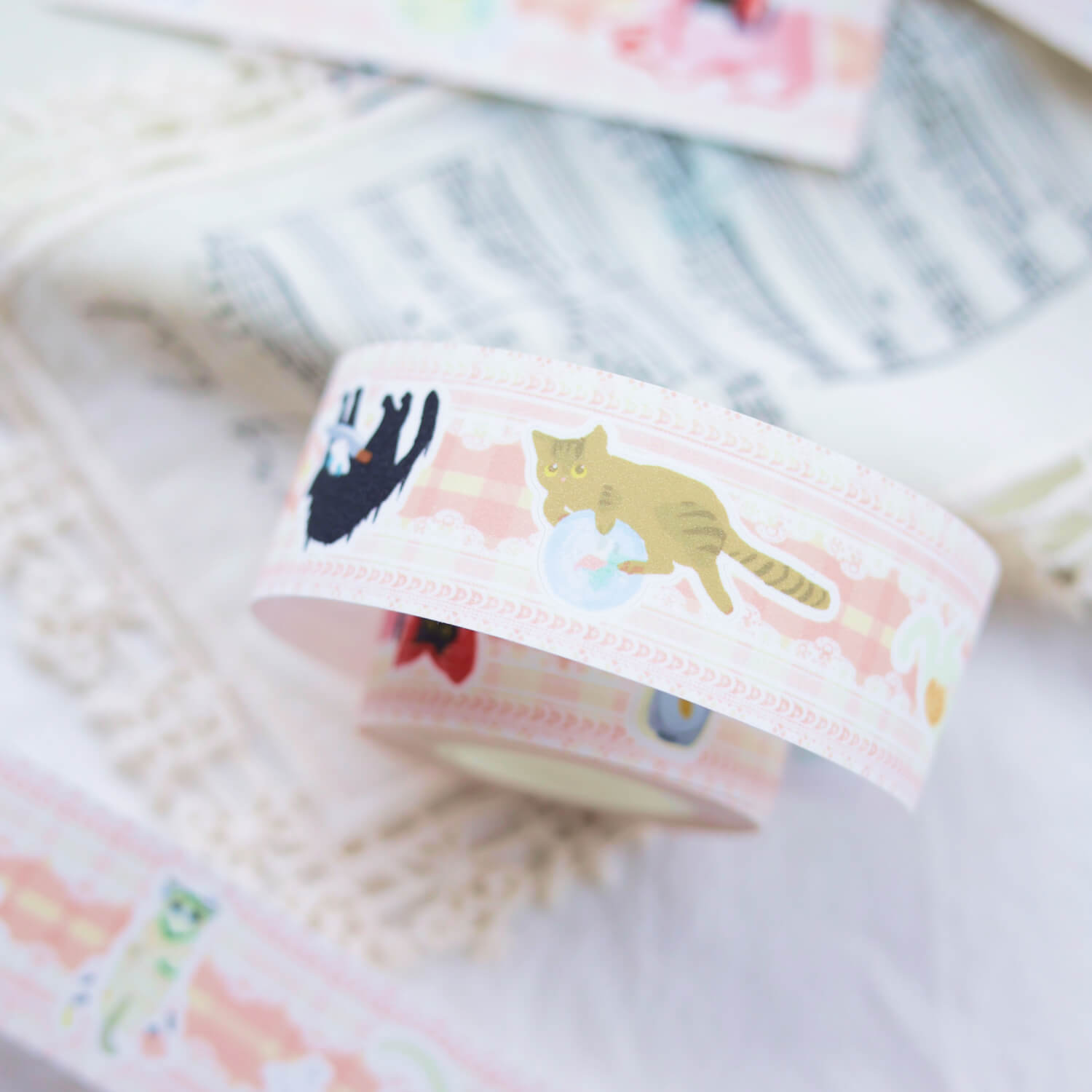 Spare Tide Kiss-Cut Masking Tape – Meow