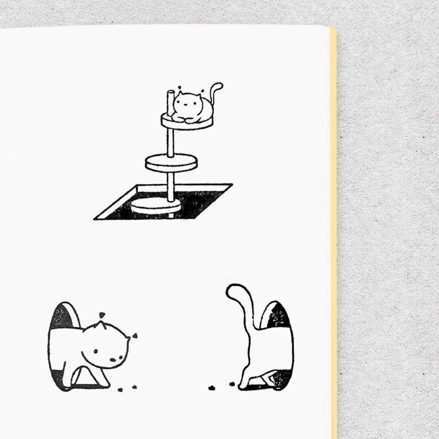 Sparking Moment Rubber Stamp Set – Meow Collection