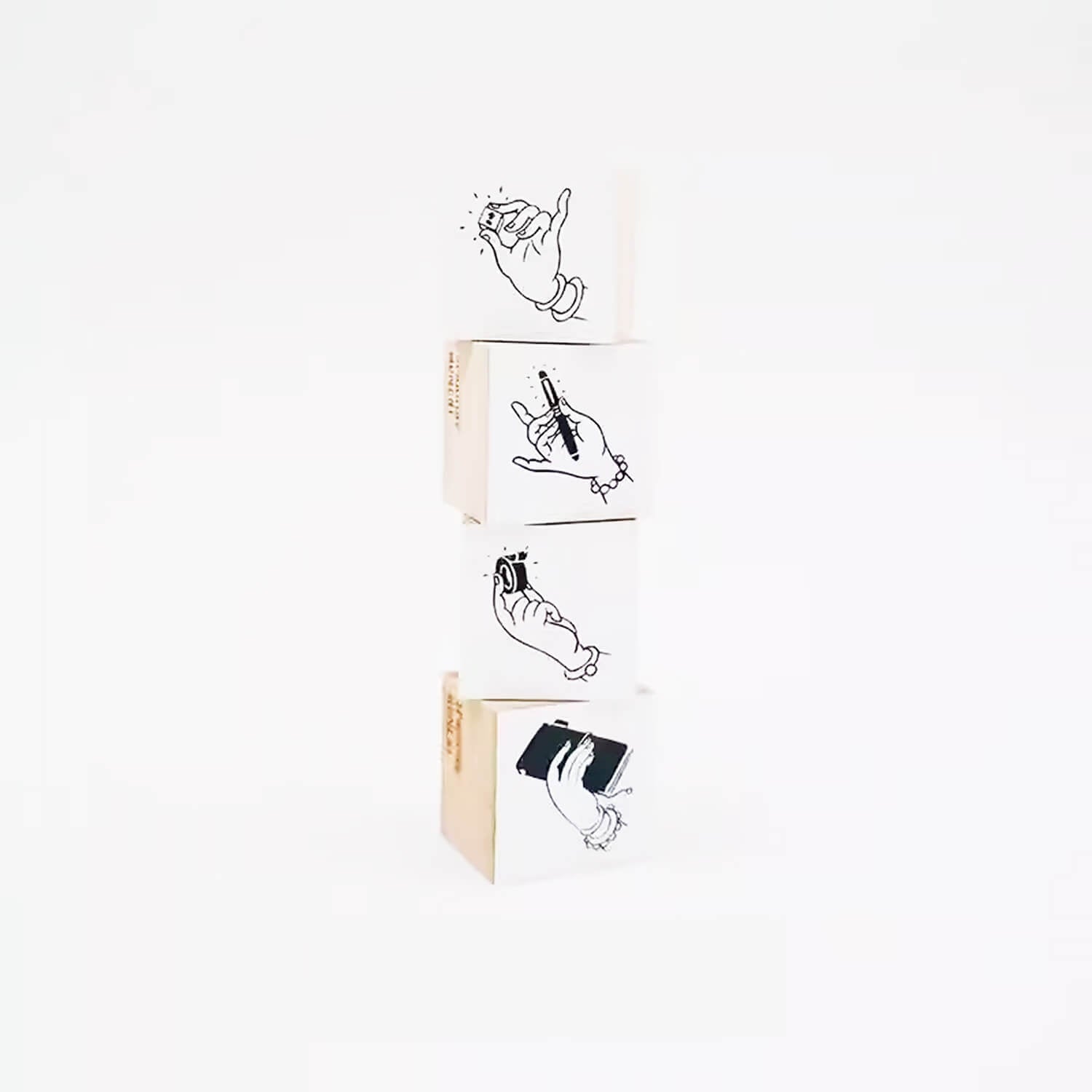Sparking Moment Rubber Stamp – Buddha Hands