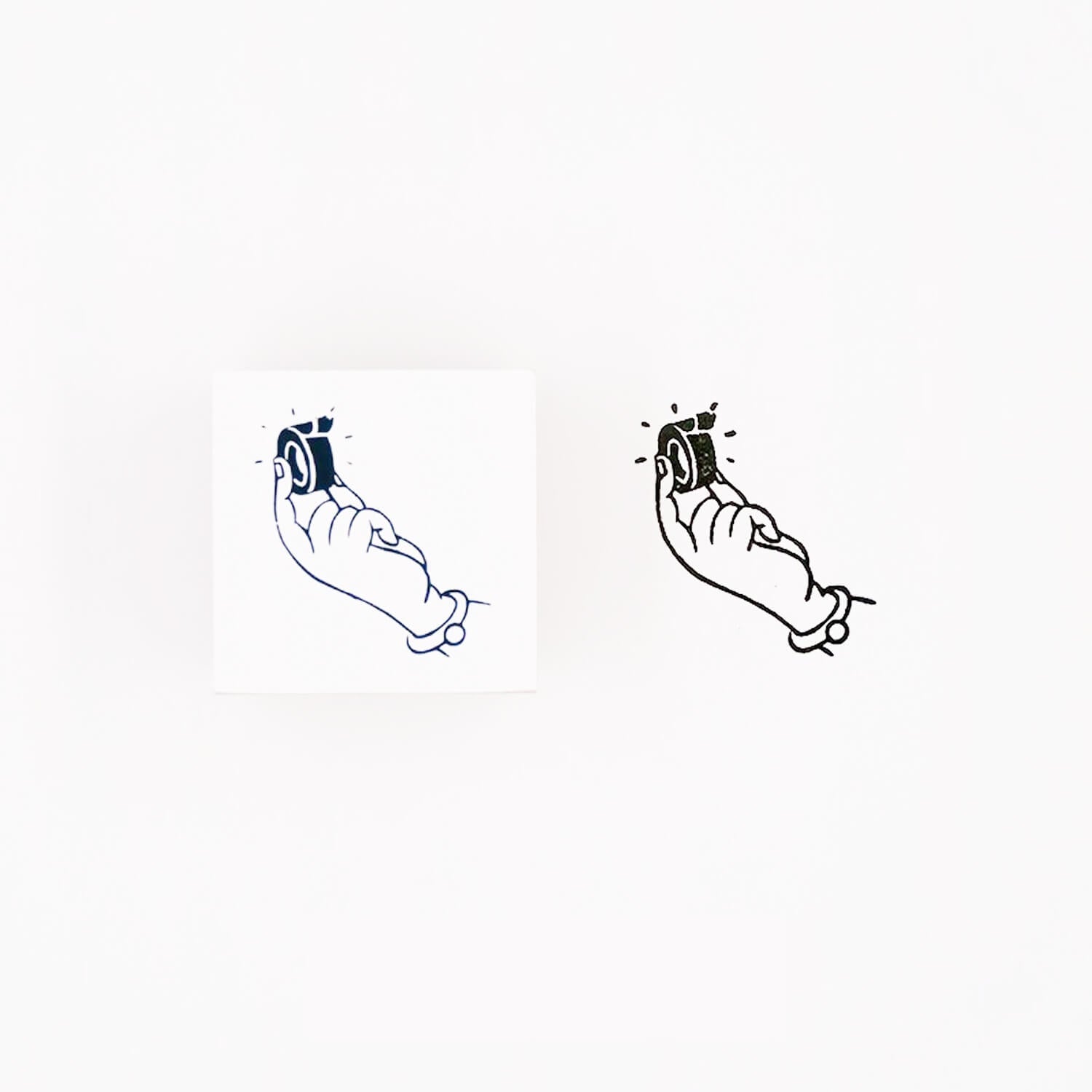 Sparking Moment Rubber Stamp – Buddha Hands