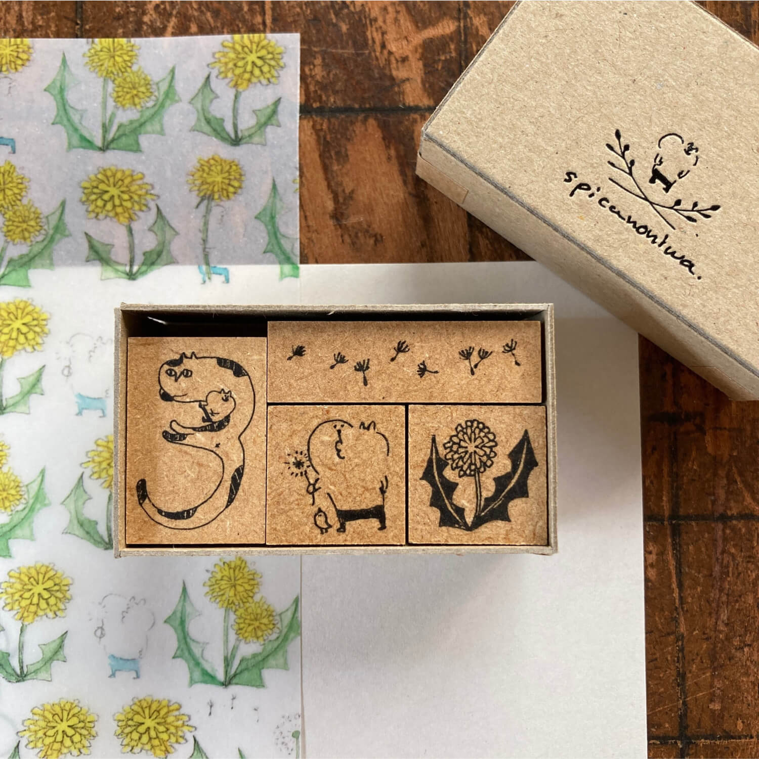 Spica Garden Stamp Set – March Dandelion