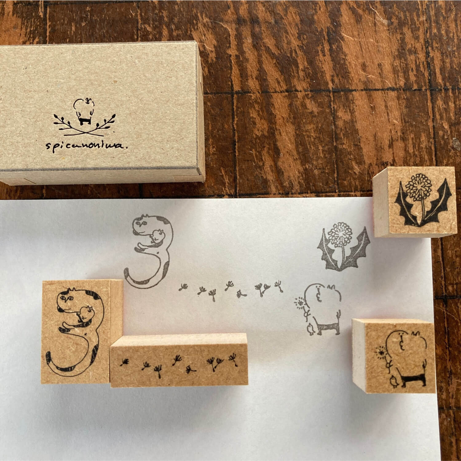 Spica Garden Stamp Set – March Dandelion