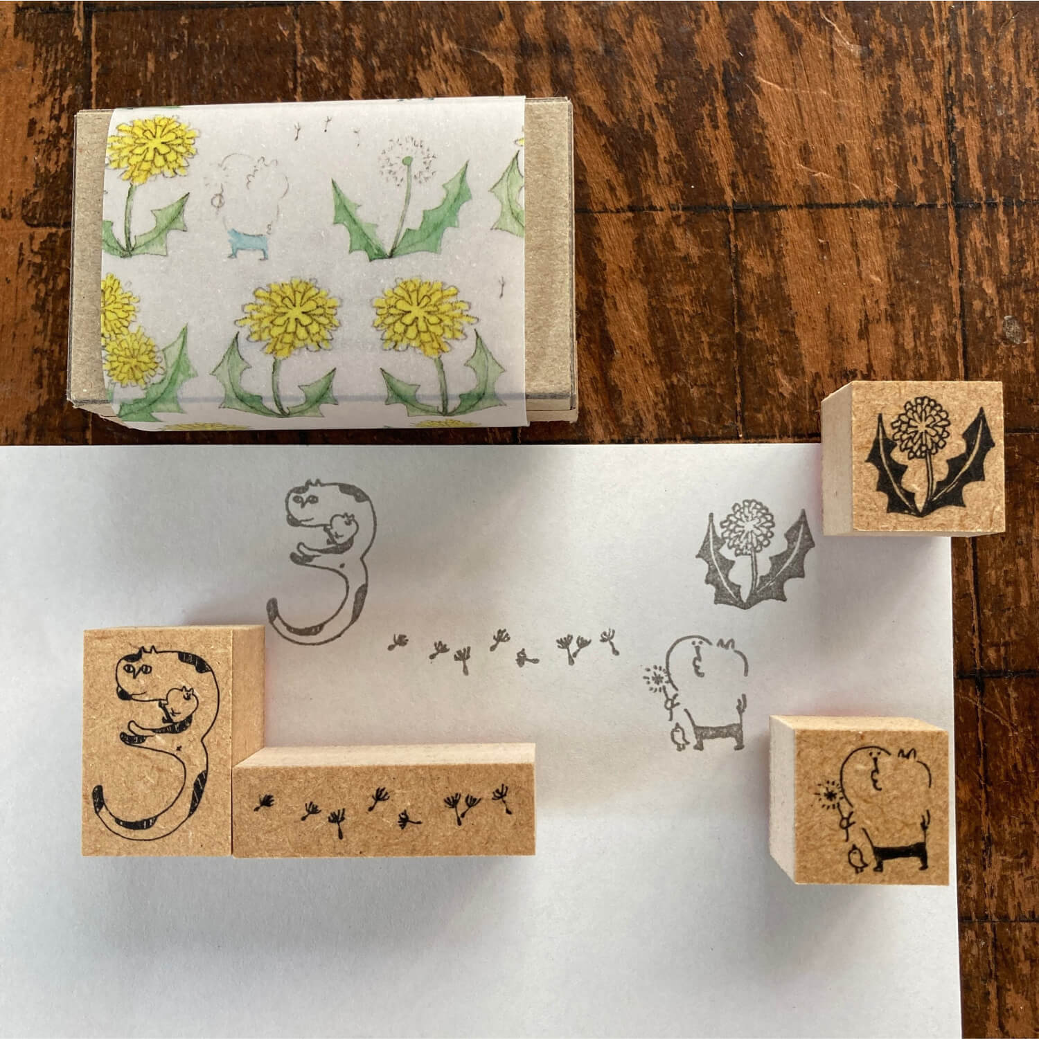 Spica Garden Stamp Set – March Dandelion