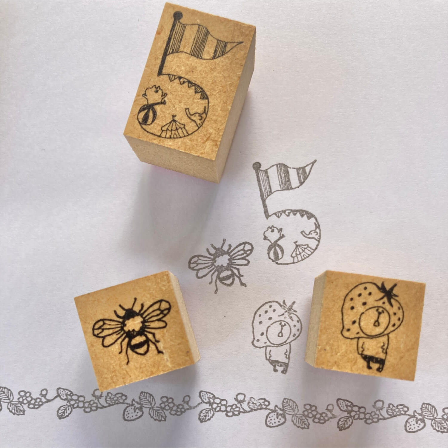 Spica Garden Stamp Set – May Strawberry
