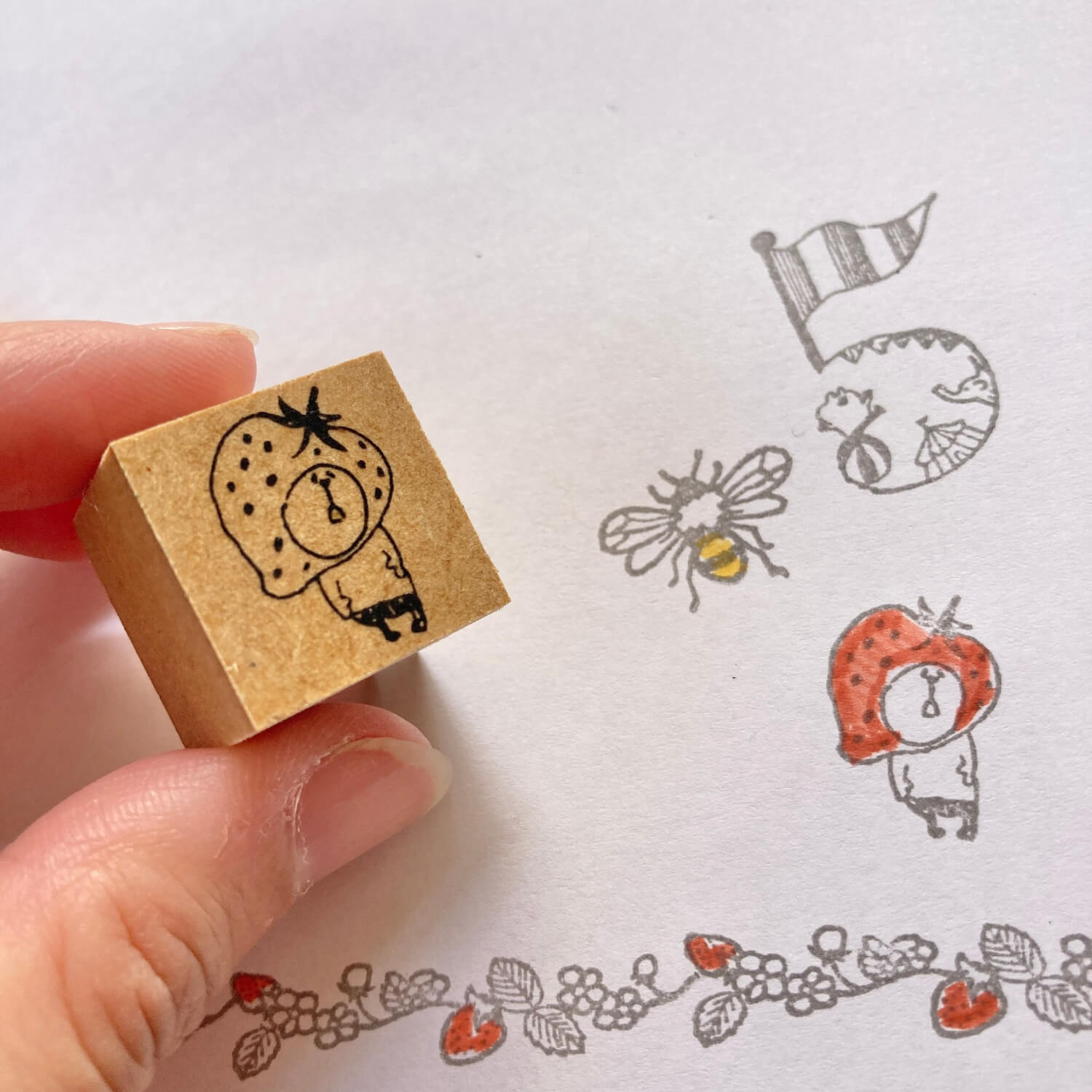 Spica Garden Stamp Set – May Strawberry